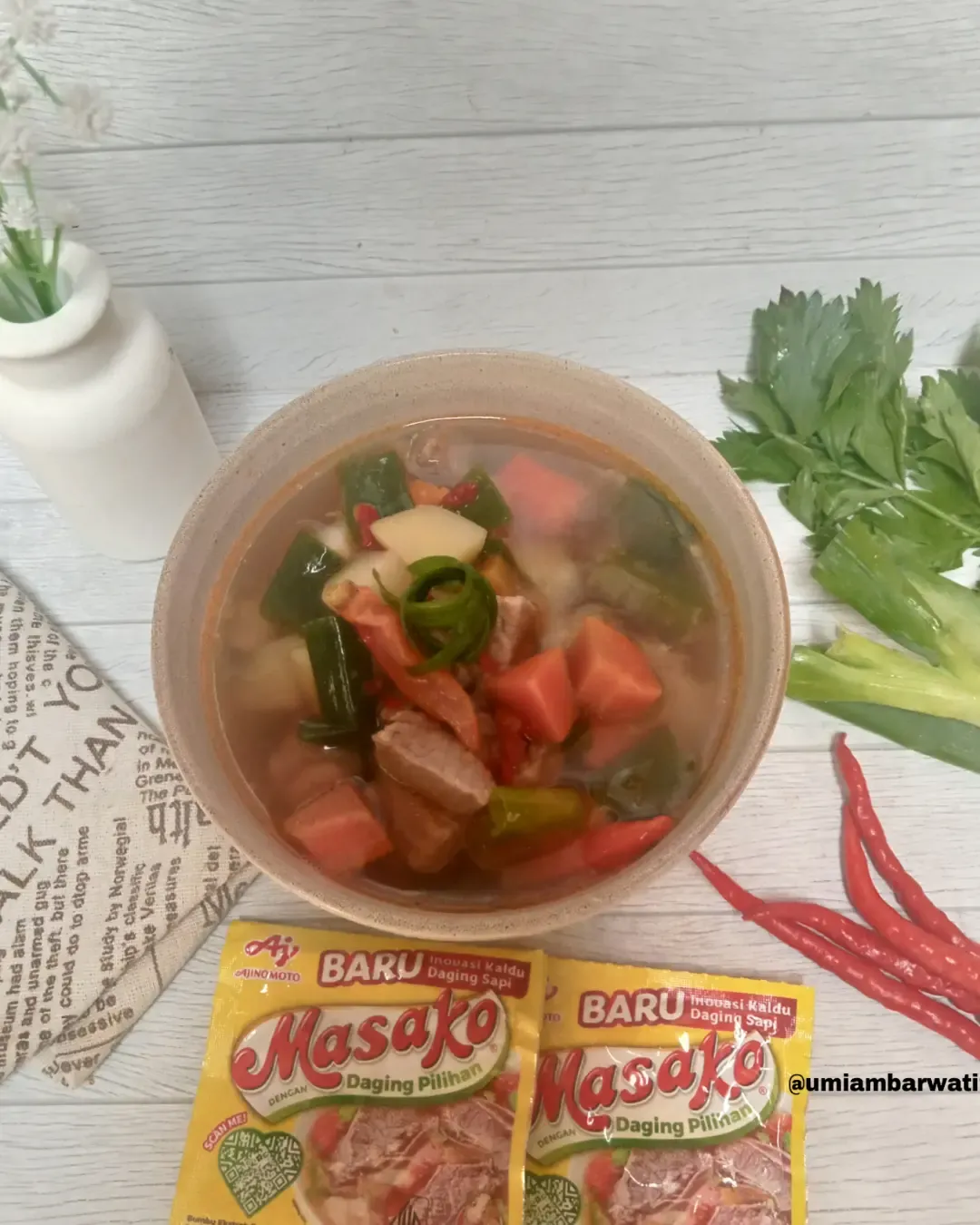 Sop Sapi Pedas Ala Chef Devyanastasia