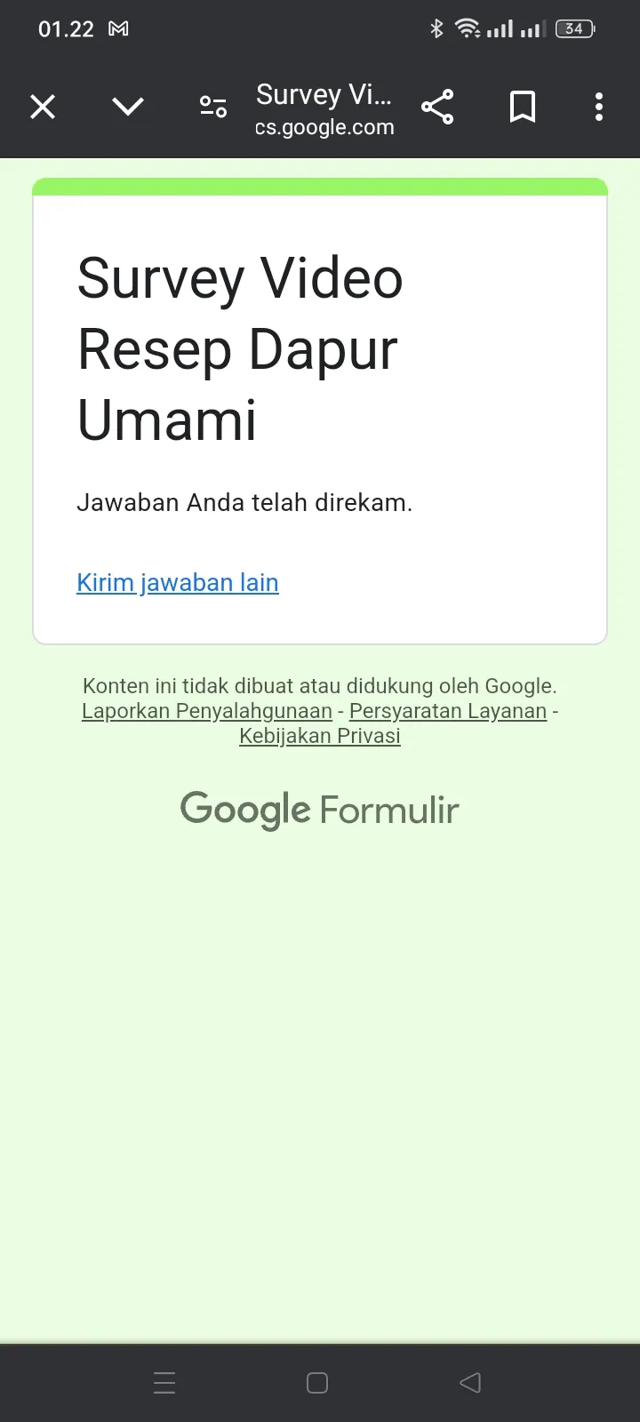 Sudah survey donk
