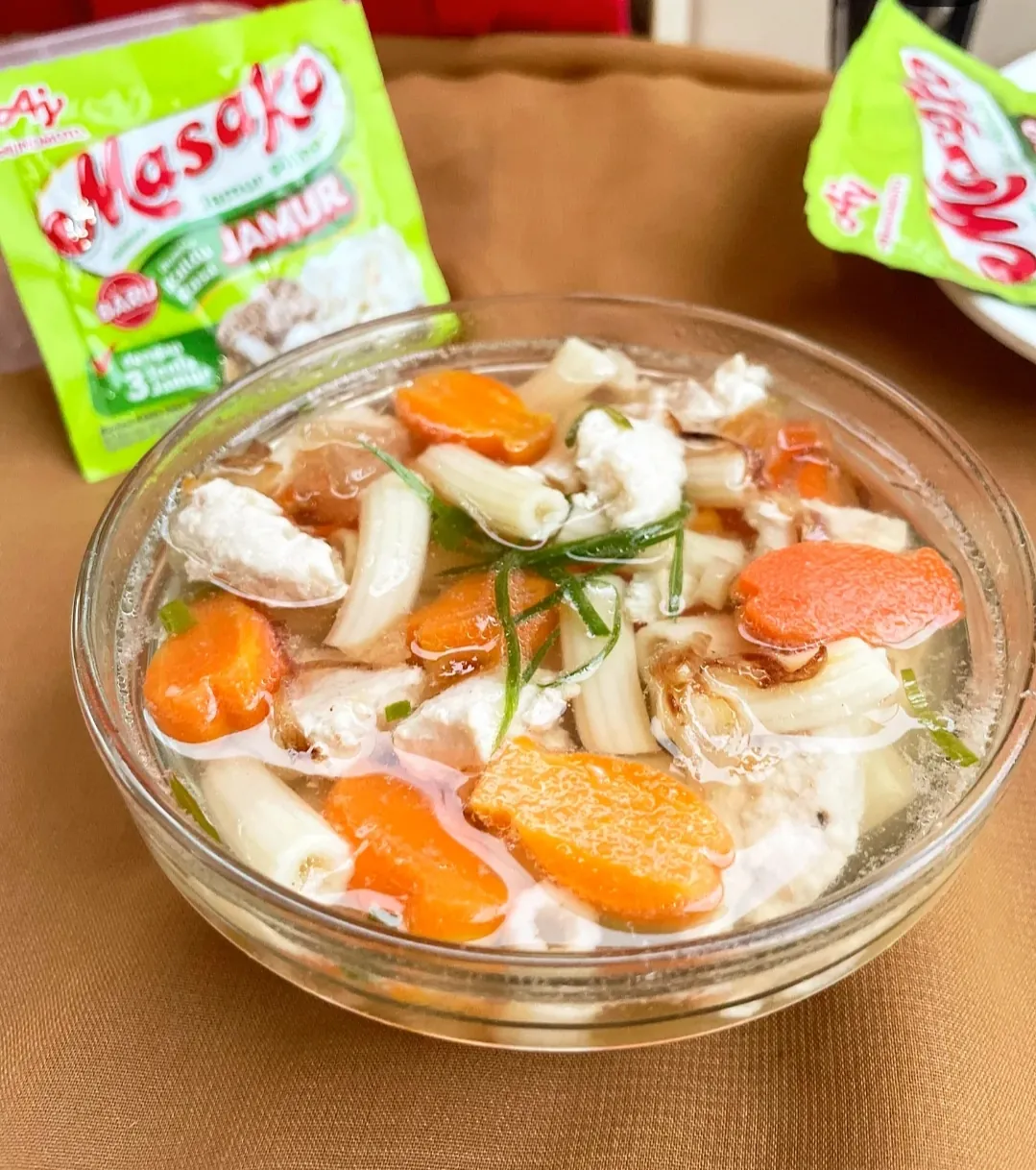 Sup ikan fillet masako kaldu jamur ala mami abe