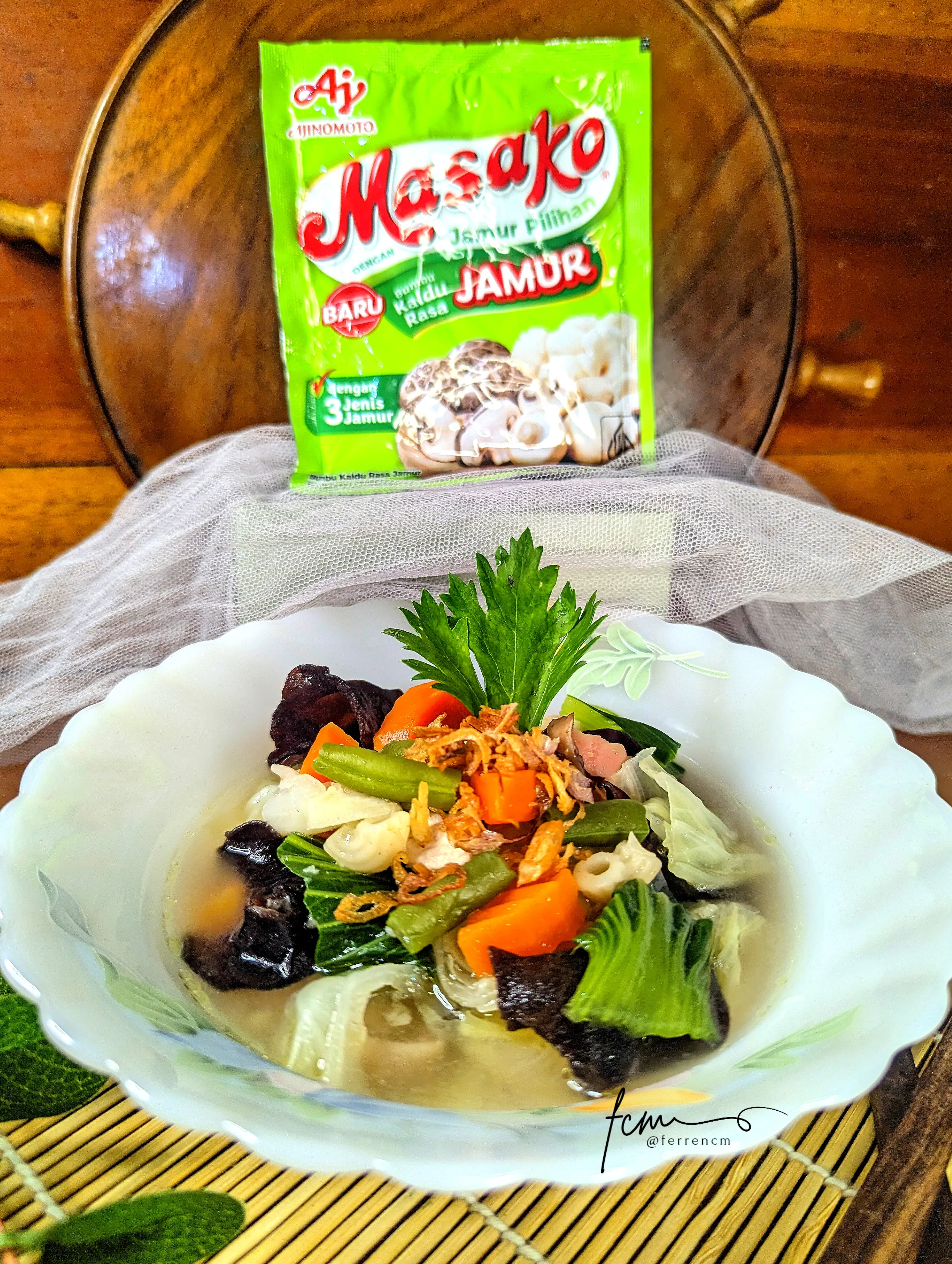 Sup Ikan Masako Kaldu Jamur Ala Mami Abe - Recook Challenge