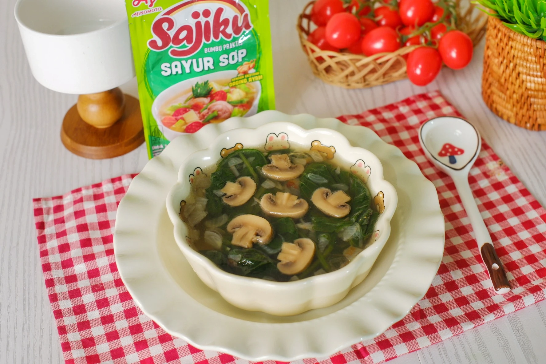 Sup Jamur Kancing Segar ala Sajiku #7HariDapurBijak