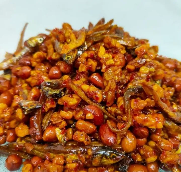 Tempe kering kacang teri