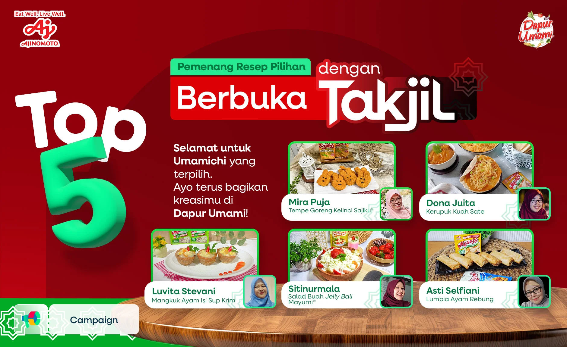 TOP 5 Resep Pilihan: Berbuka dengan Takjil