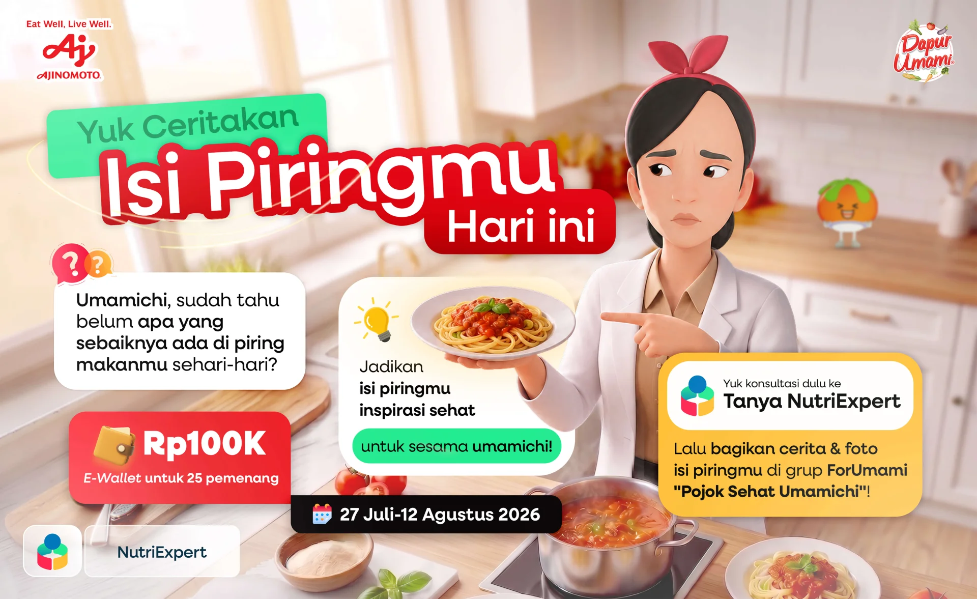 Yuk Ceritakan Isi Piringmu Hari Ini bersama Dapur Umami 🍽️✨