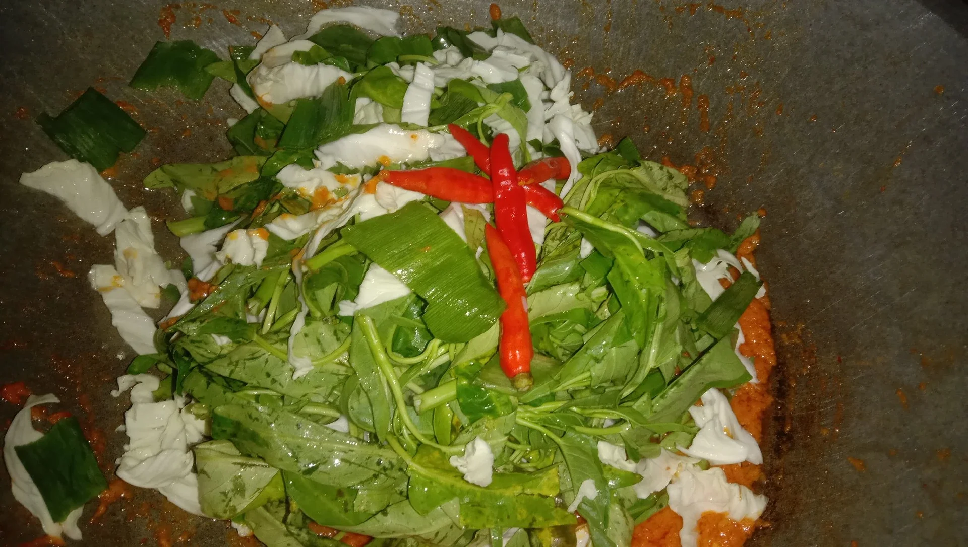 kangkung dan kol
