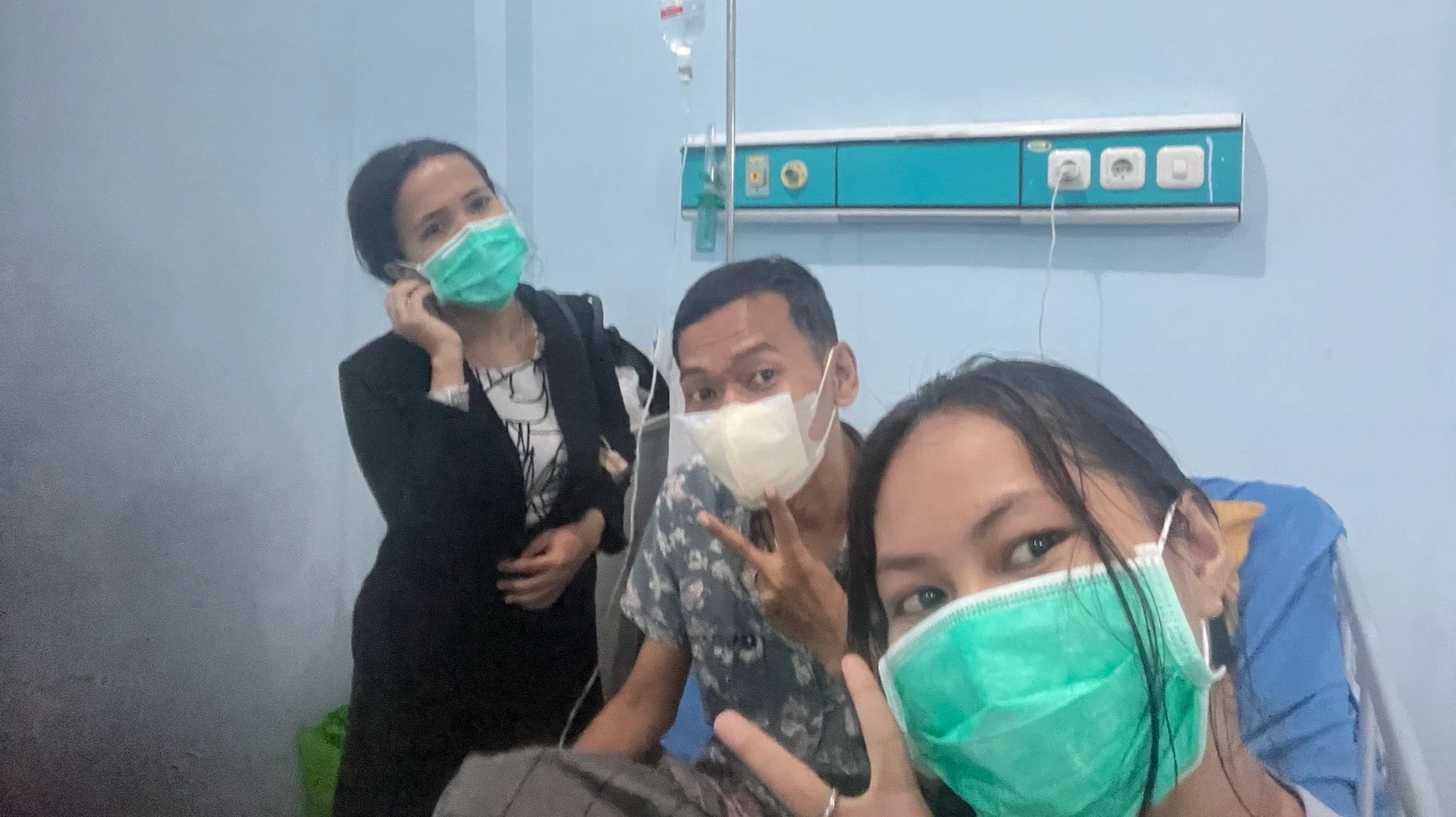 #KegiatanFavori,Sepulang Kerja, Menjenguk Rekan di Rumah Sakit, Menguatkan dengan Kehadiran dan Doa.
