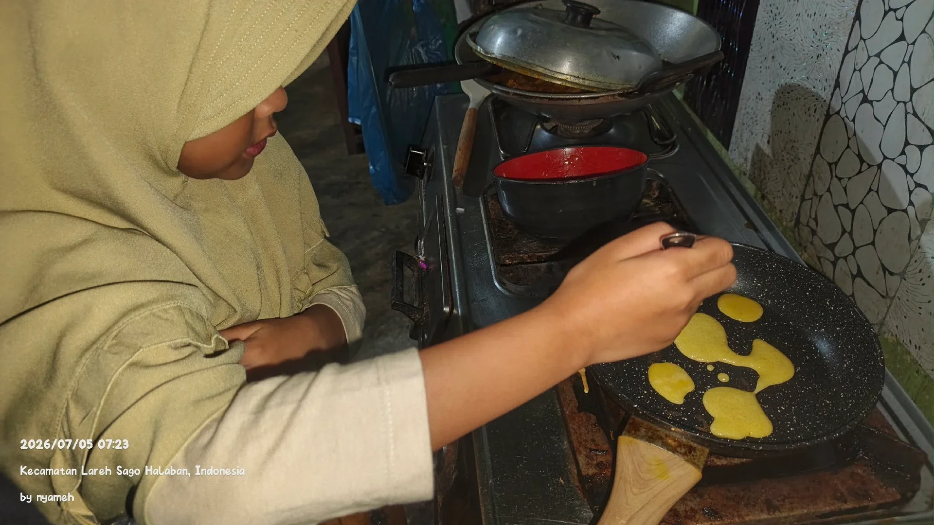 #KegiatanFavorit Didapur Bersama si kecil
