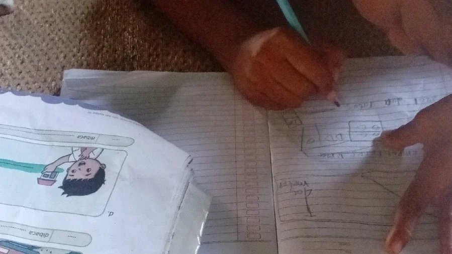 #KegiatanFavorit mengerjakan tugas sekolah