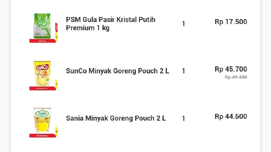 Kelangkaan Gula Pasir