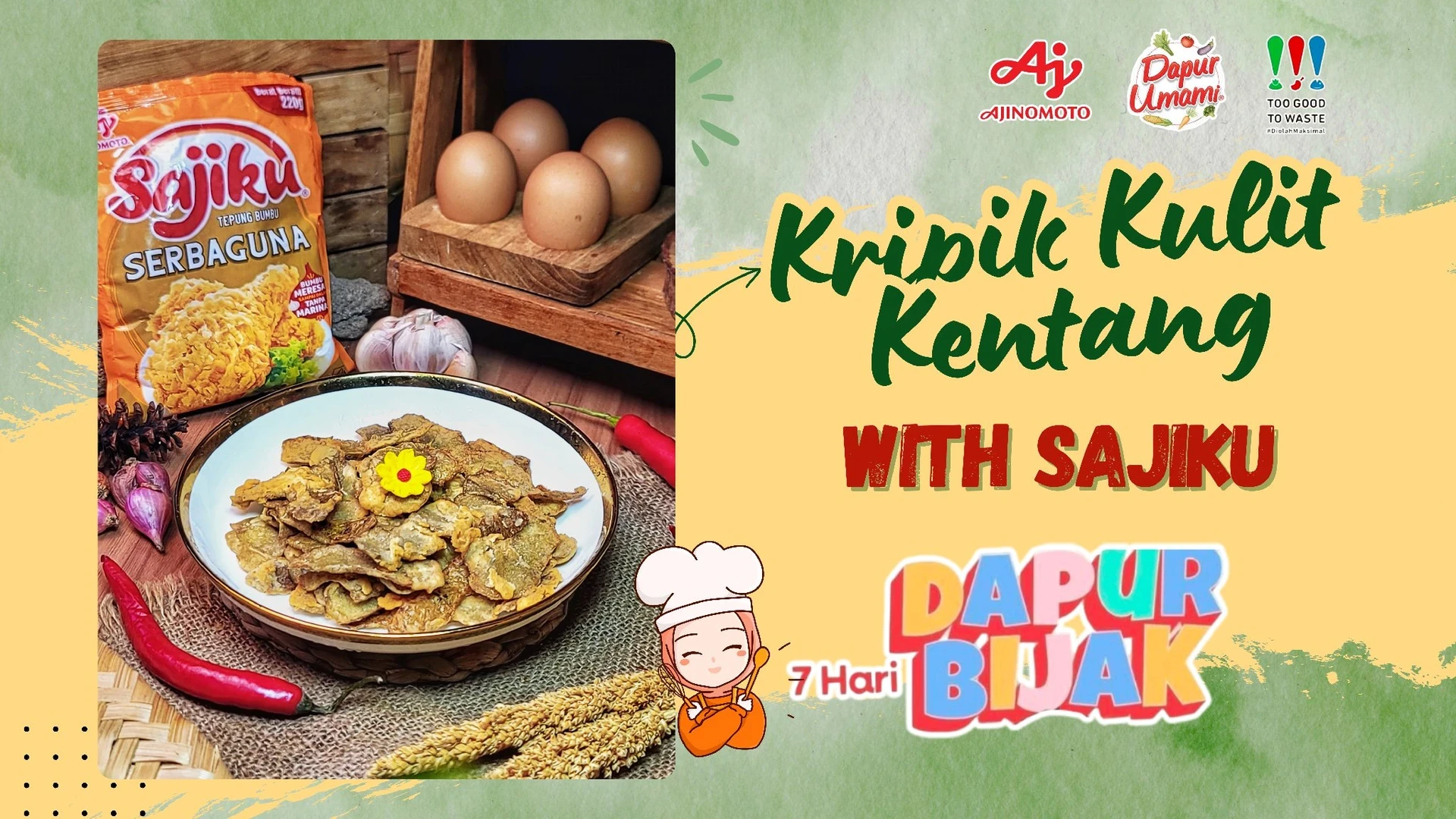 ‼️JANGAN BUANG KULIT KENTANG‼️KRIPIK KULIT KENTANG - DAY 7 CHALLENGE MEAL PREP #7HARIDAPURBIJAK