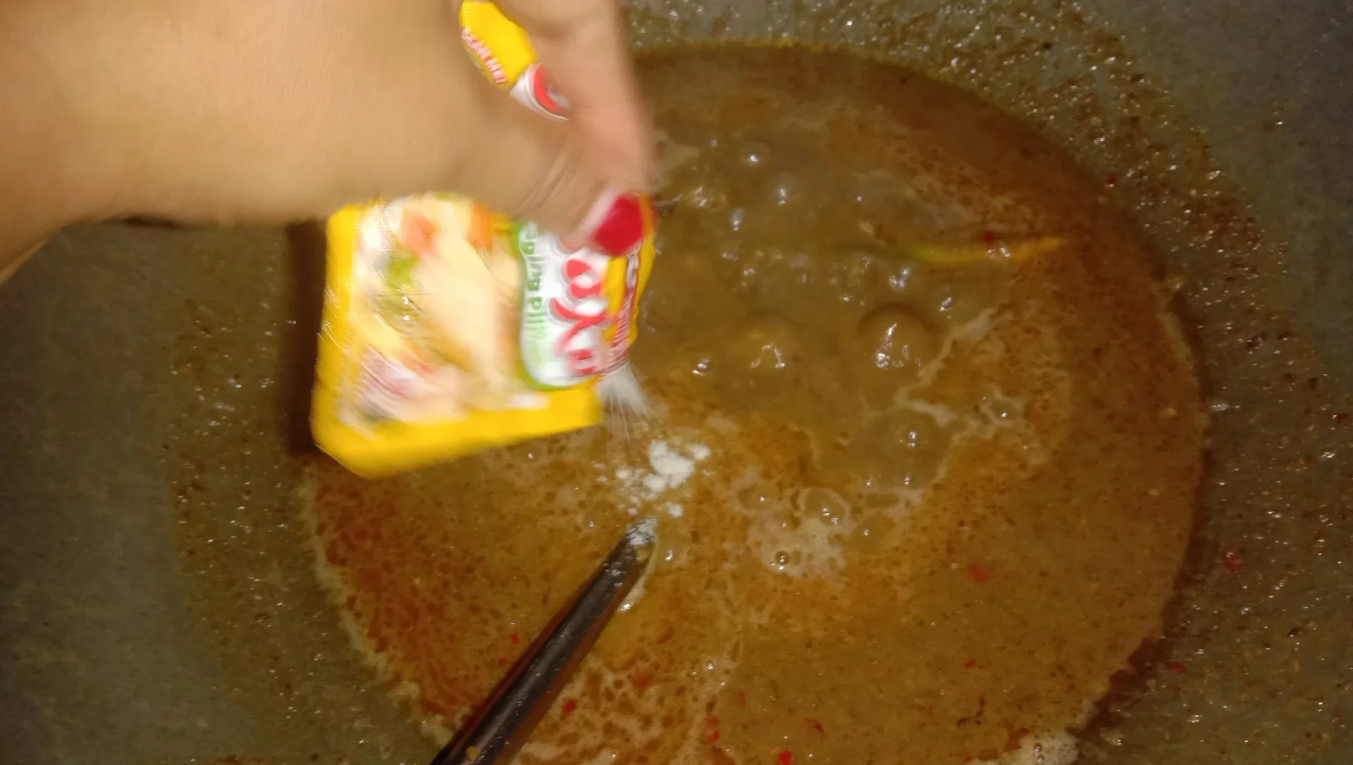 kuah yang kental