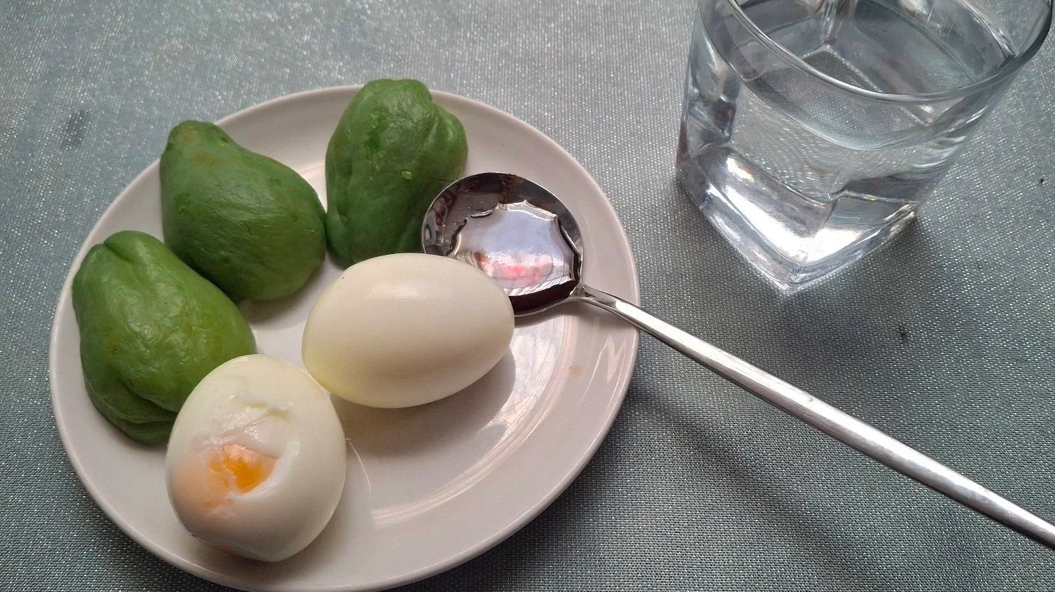 Labu Siam  & Telur Rebus  #JagaJantungVersiku
