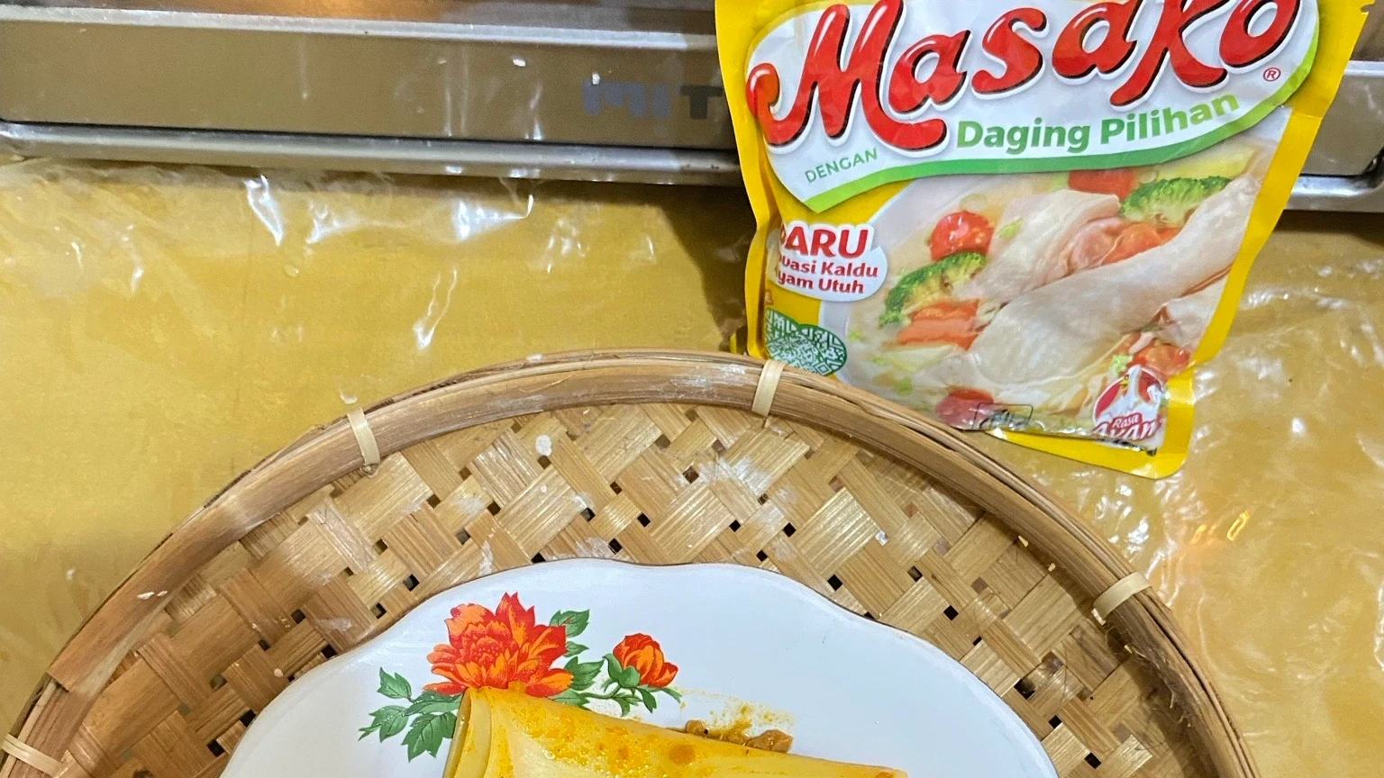 Lagsana pakai bayam ? Lagsana Ayam Gulung Bayam #7HariDapurBijak