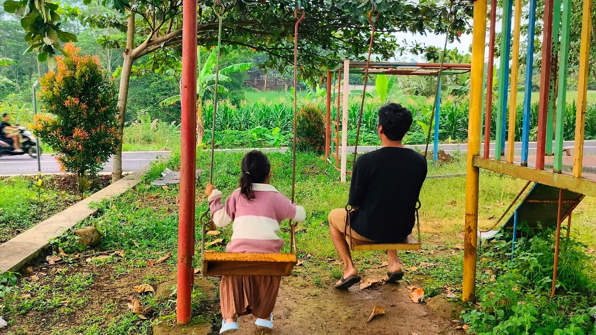 Liburan Di taman Kota
