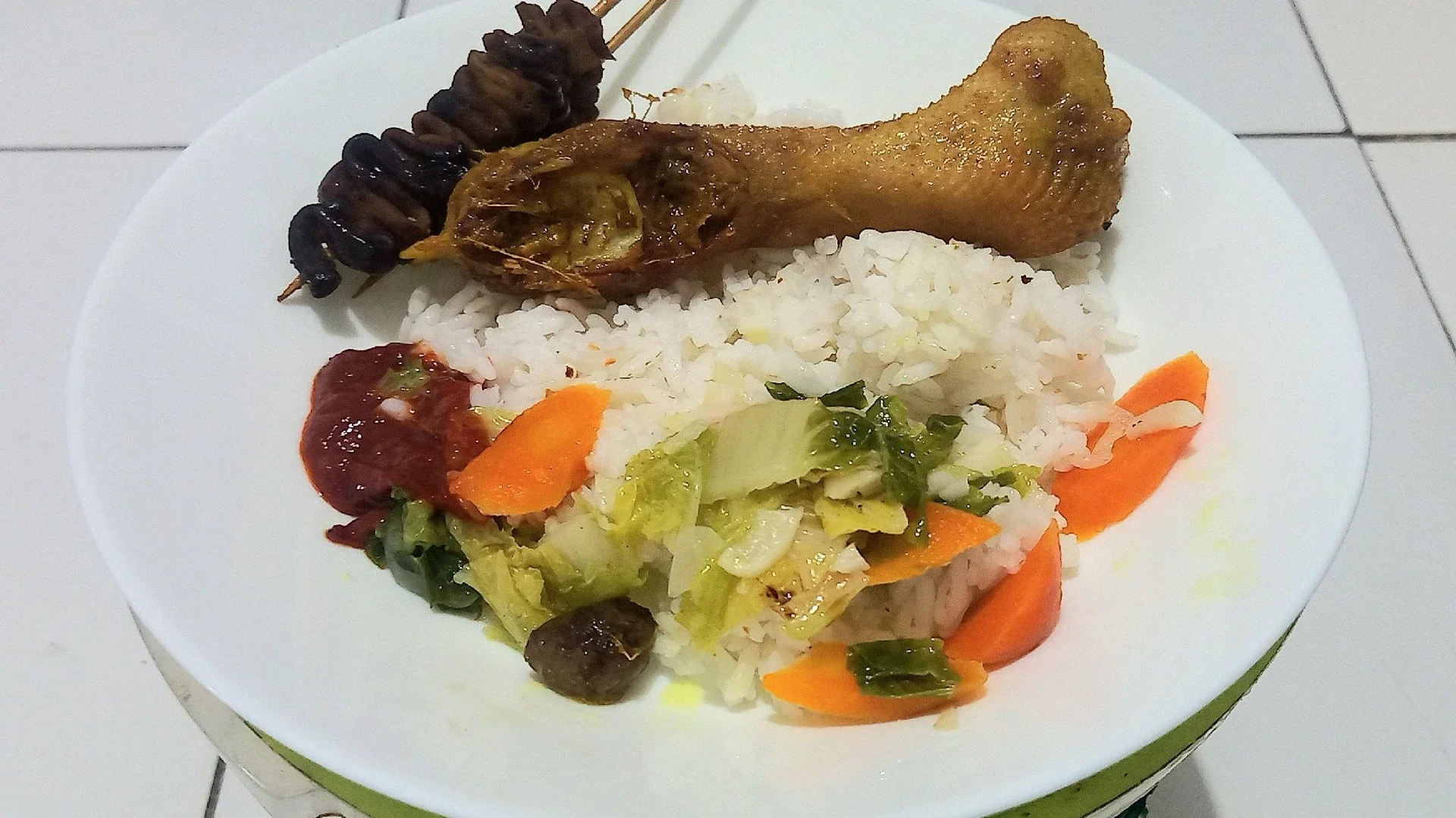 Makan Kepala ayam