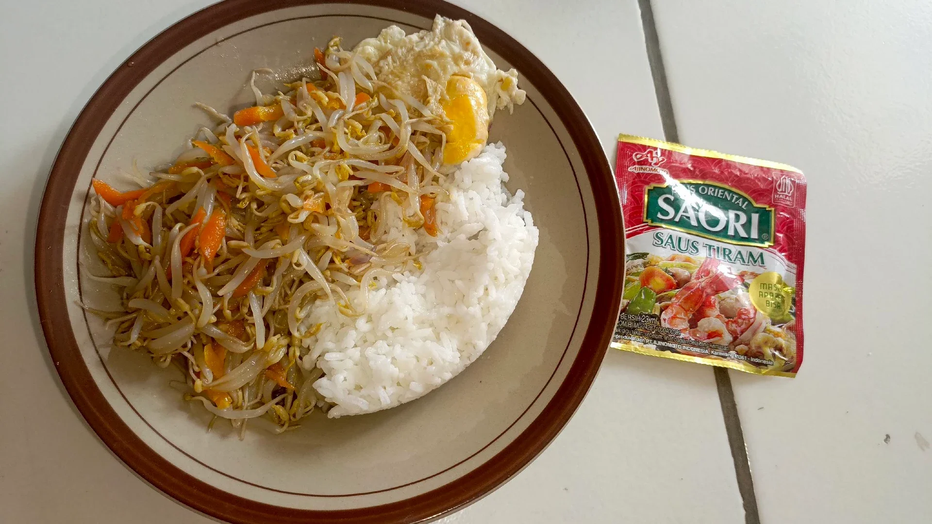 maksi tumis wortel toge + telur #isipiringmuhariini