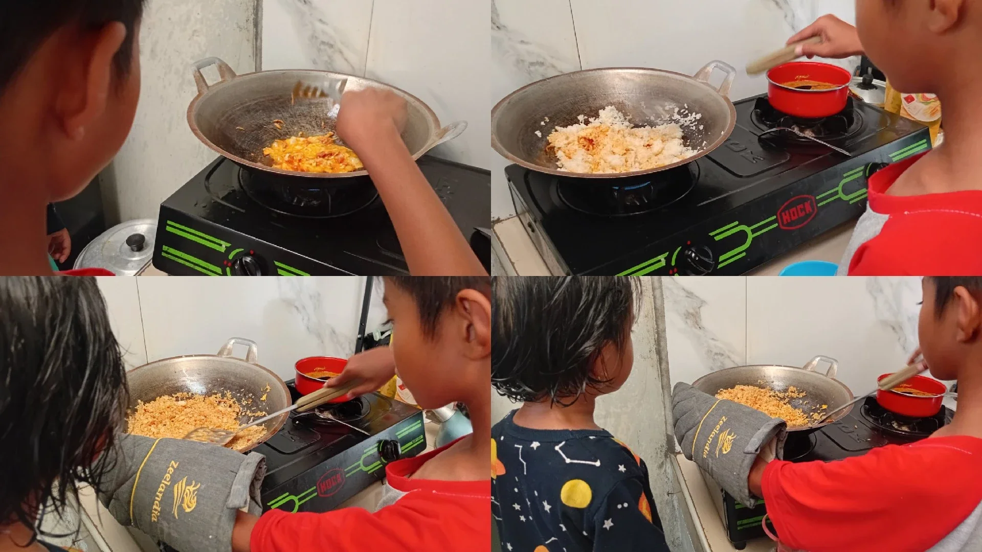 Masak Nasi Goreng Bersama Si Kecil #KegiatanFavorit