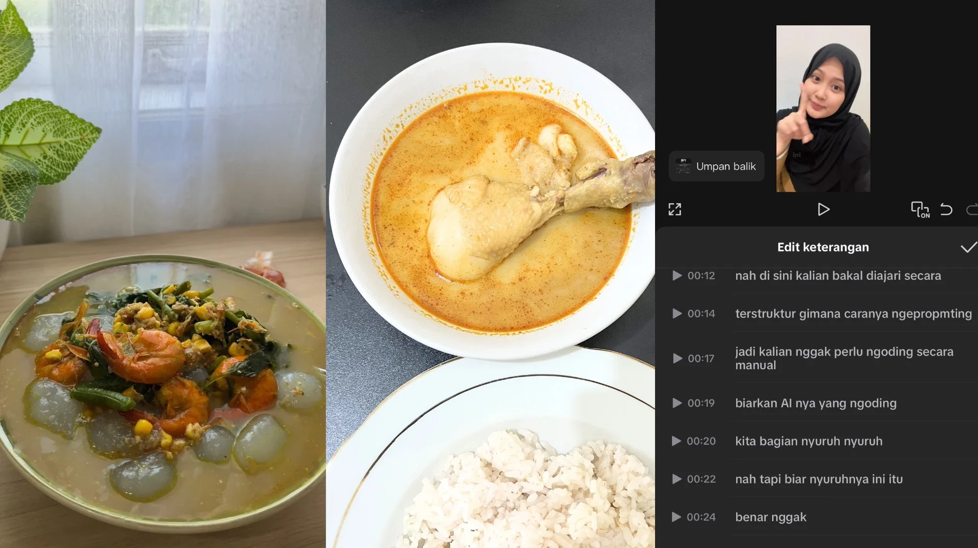Masak, Ngonten, dan Live #KegiatanFavorit