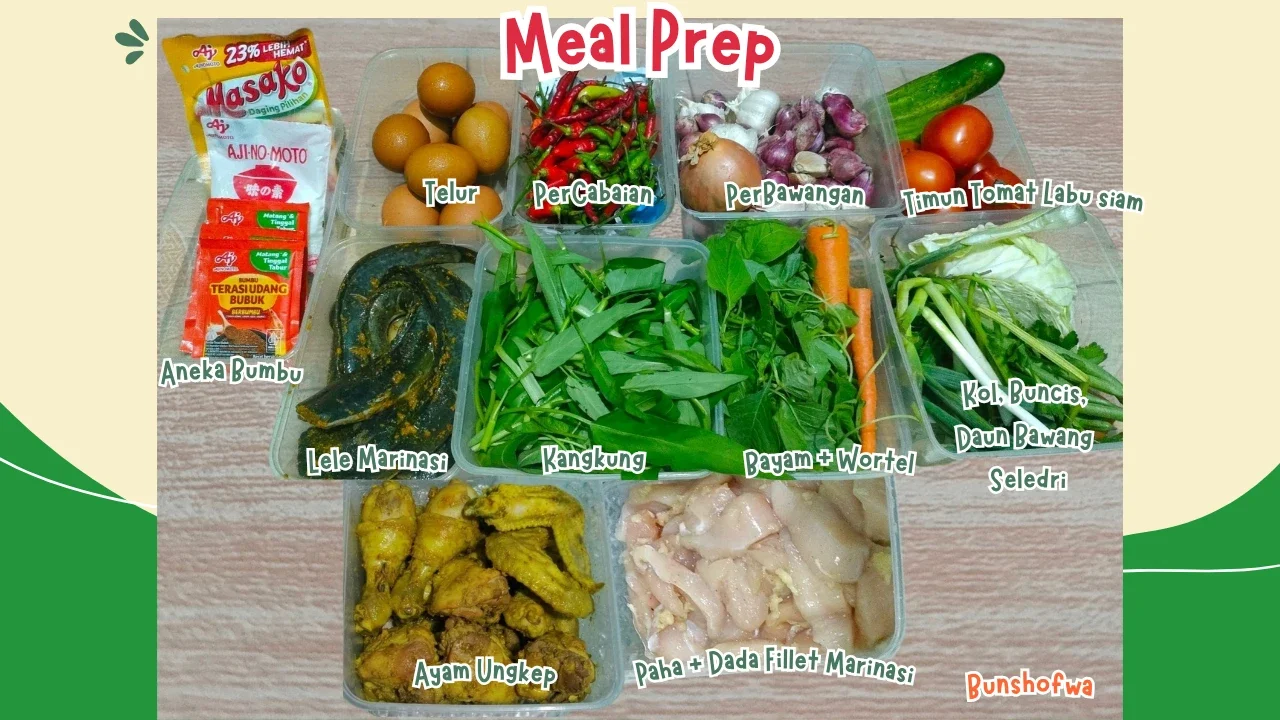 Meal Prep ala Bunshofwa #MealPlanUmamichi