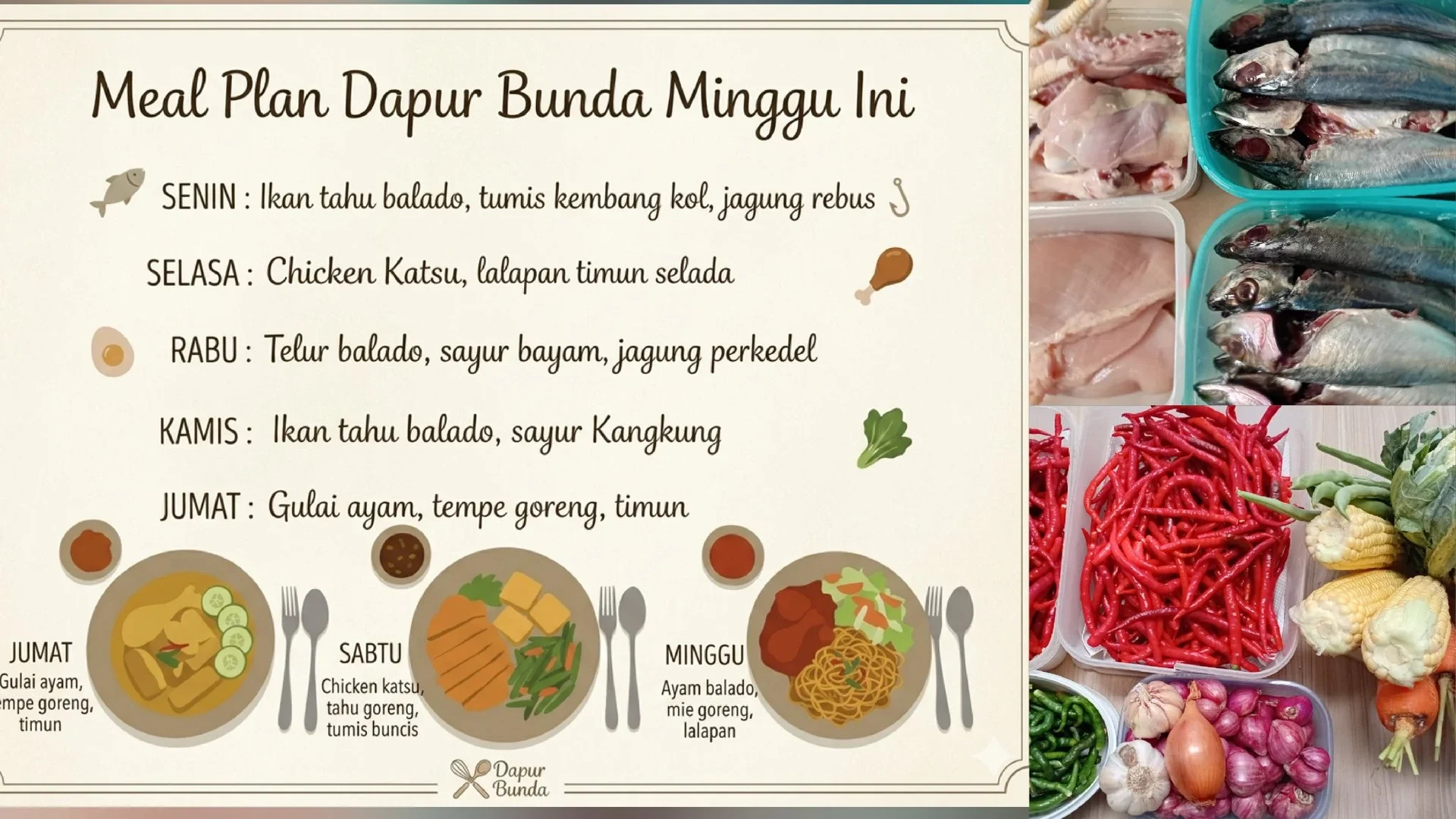 Meal Plan Mempermudah Aktifitas Memasakku