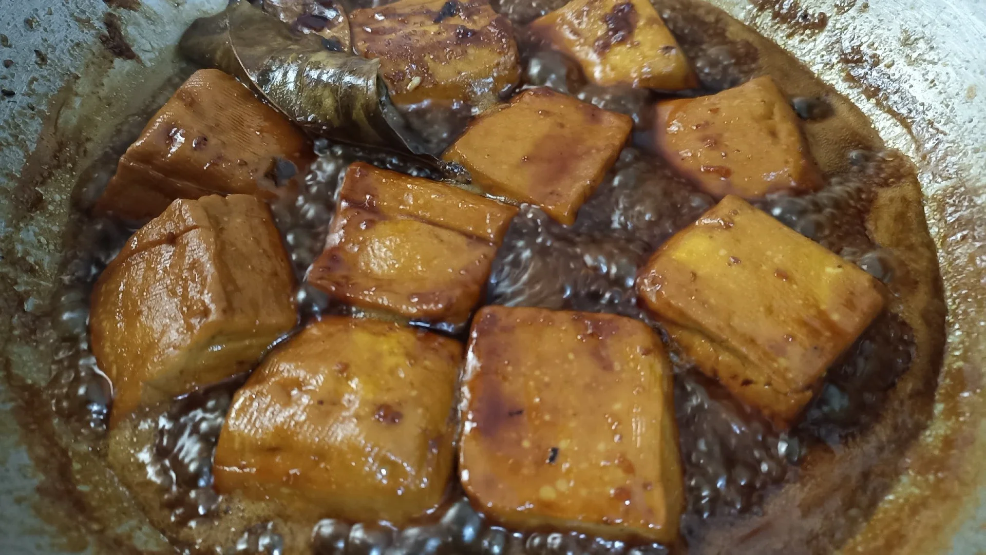 Membuat Tahu Bacem