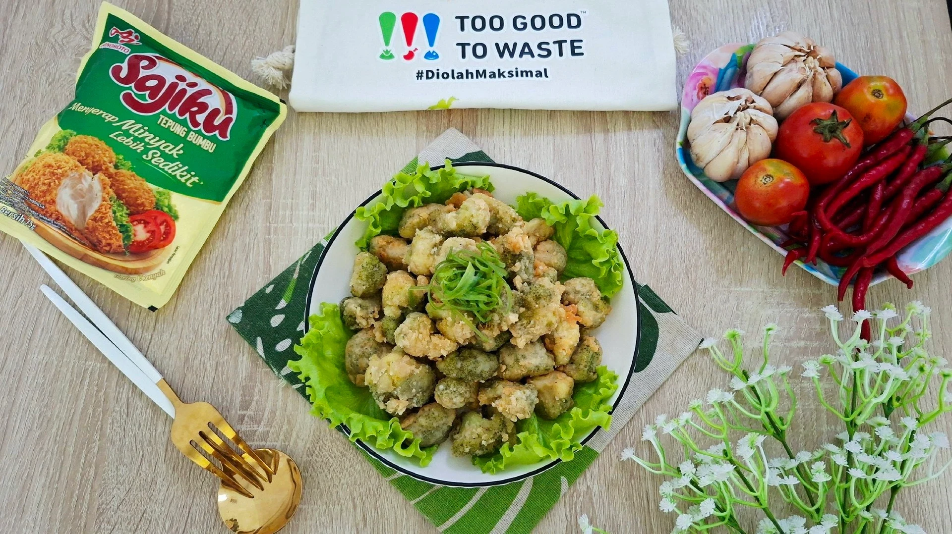 Menu Day 2 #7HariDapurBijak Brokoli Keju Goreng ala Sajiku