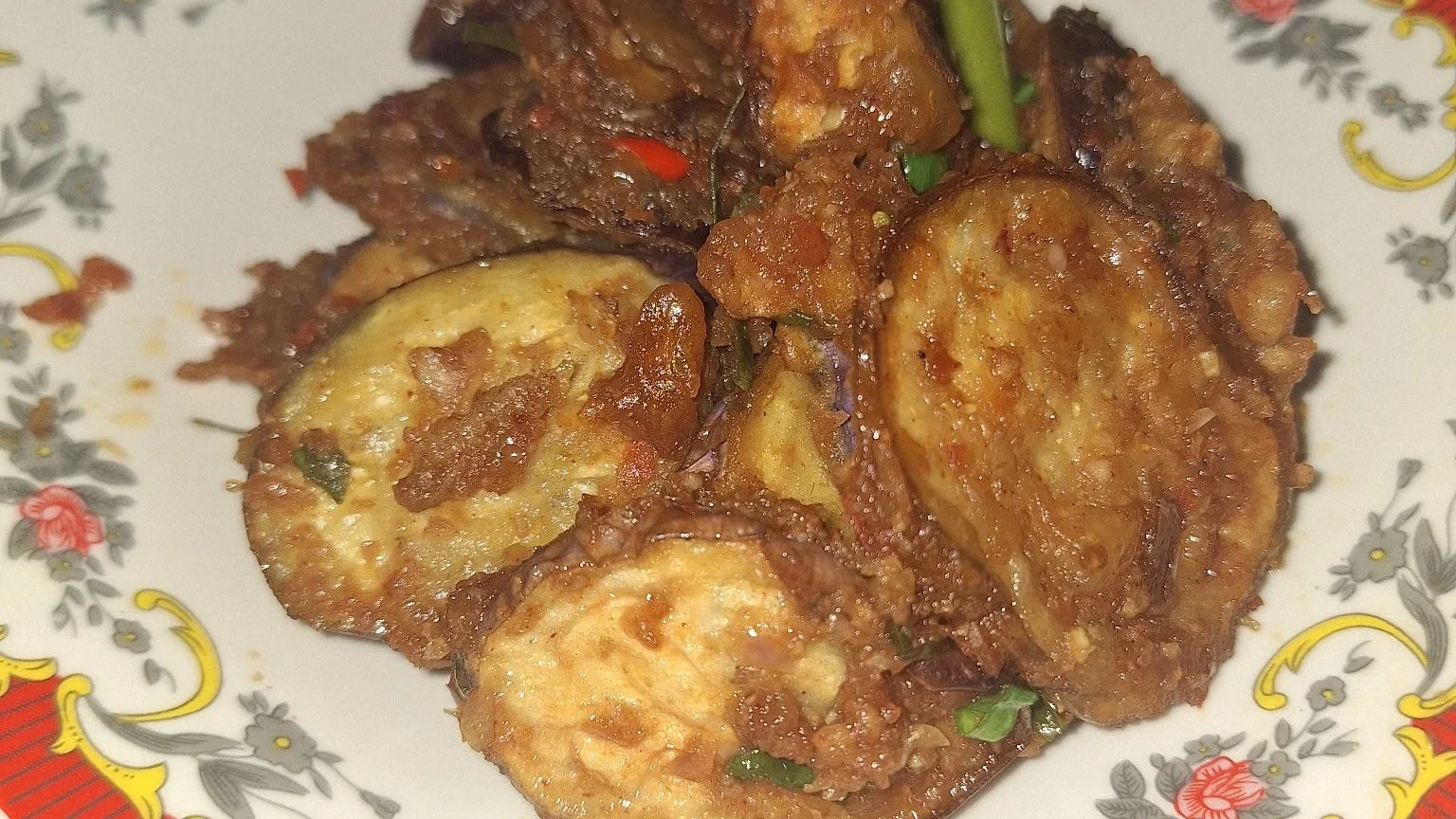 Menu Hari Ini: Terong Raos #MealPlanUmamichi