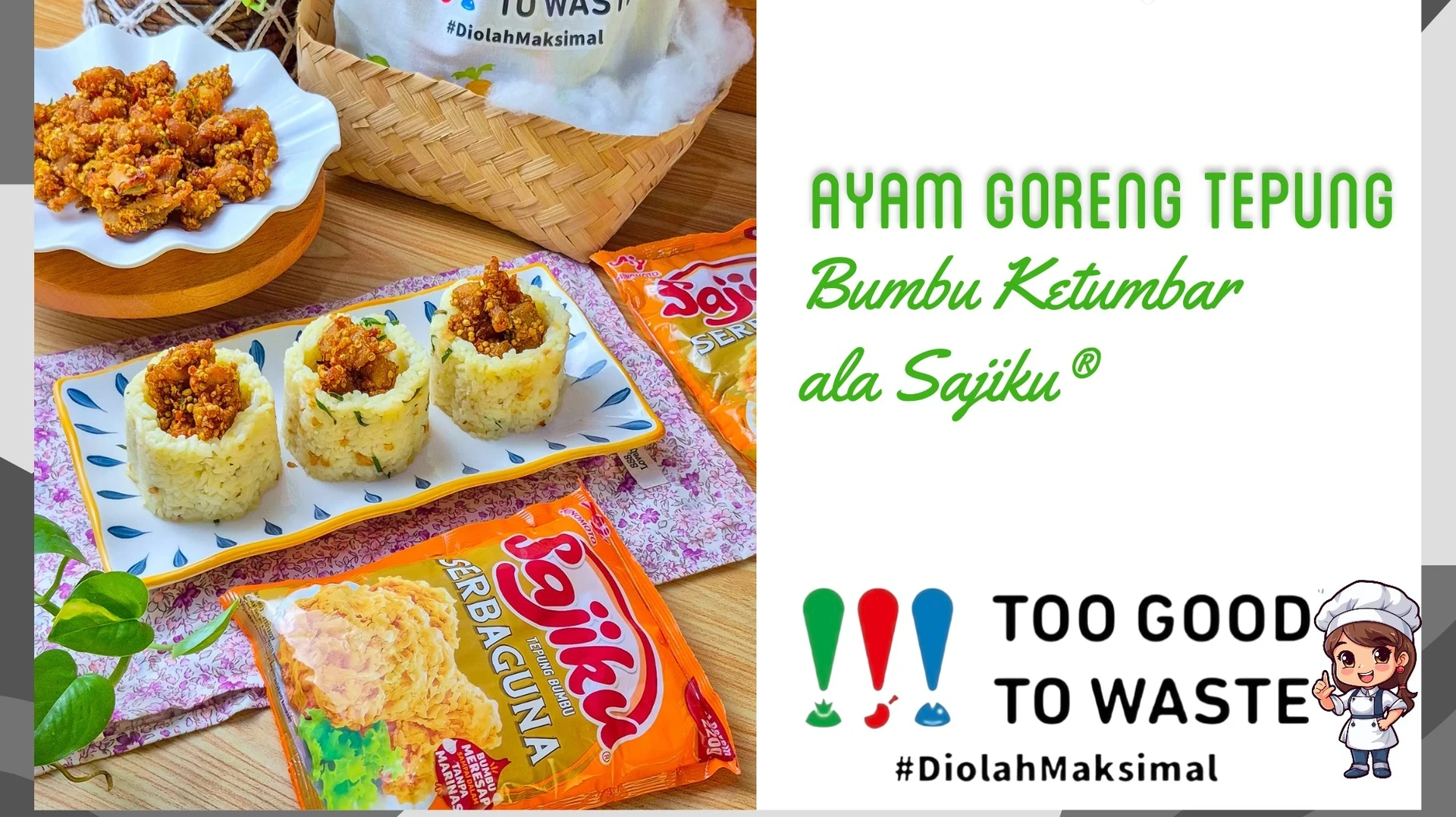 Menu Ke-2 Ayam Goreng TepungBumbu Ketumbar ala Sajiku®| #7HariDapurBijak