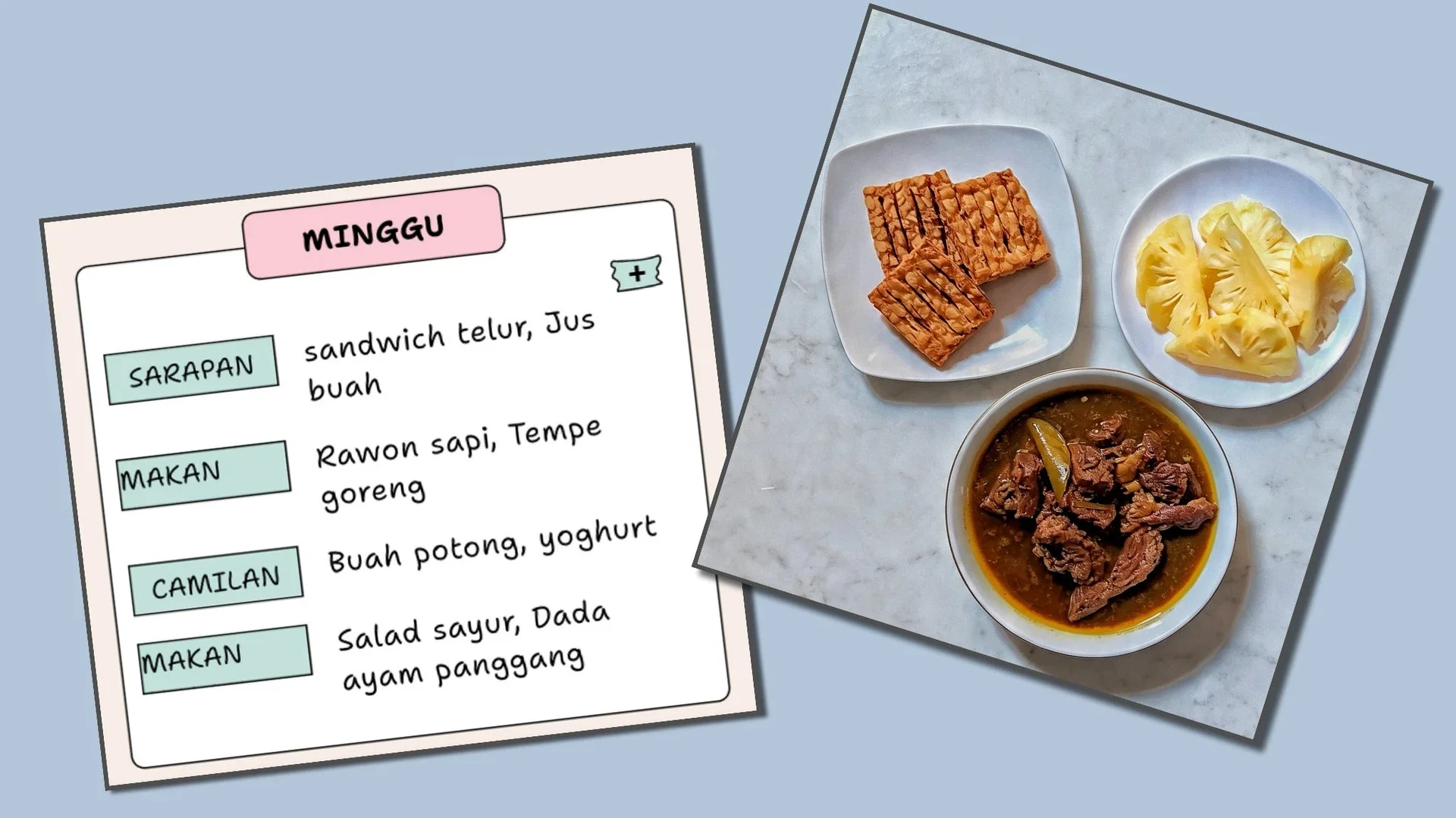 Menu Makan Siang Di Hari Minggu #MealPlanUmamichi