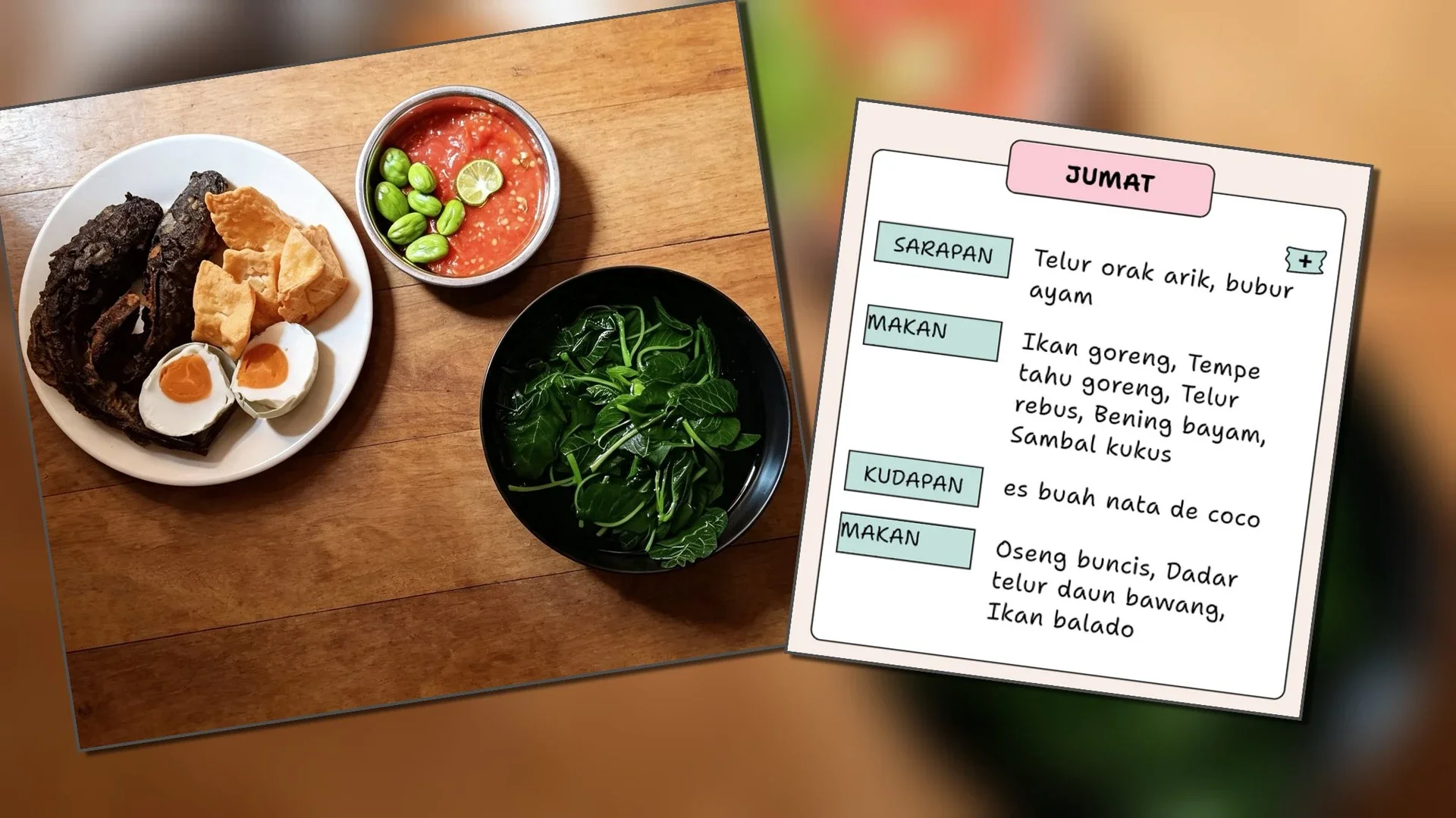 Menu Makan Siang #MealPlanUmamichi