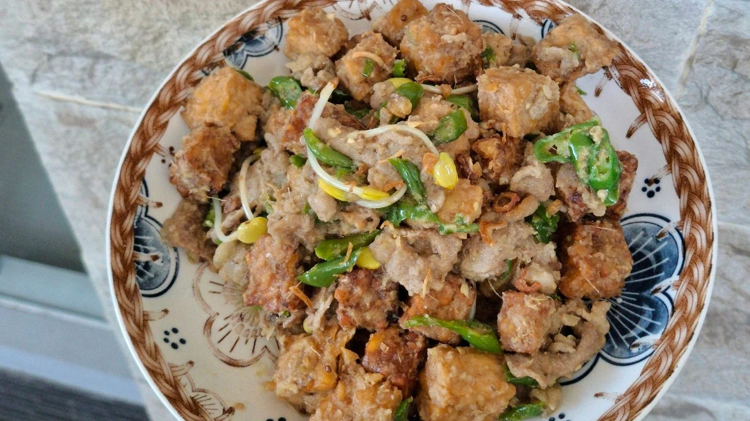 Menu Malam Ini : Oseng Tempe Slice Beef Ijo Ale 🌶️🥩 #MealPlanUmamichi