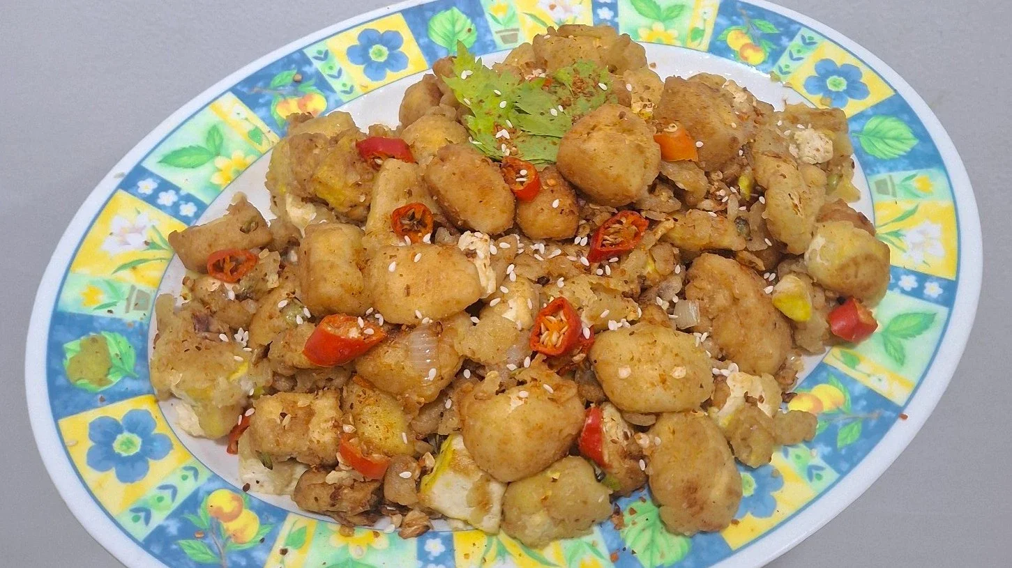 Menu Pagi Ini : Tahu Cabe Garam 🌶️🤍 #MealPlanUmamichi