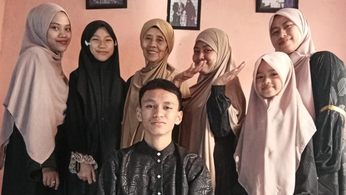 Momen kebersamaan saat idul fitri