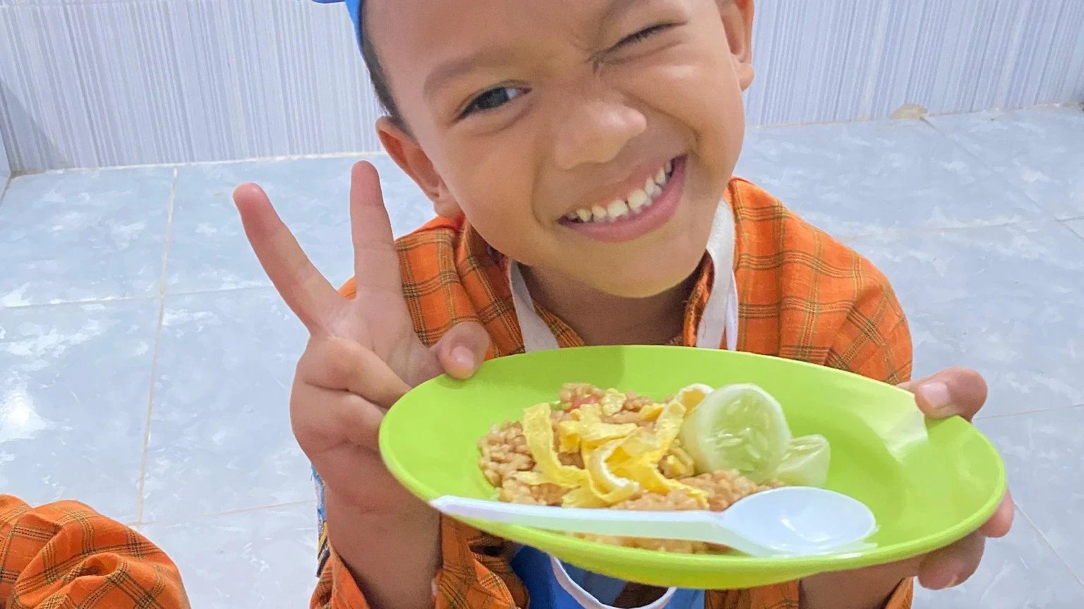 nasi goreng buatan chef kecilku 🥰