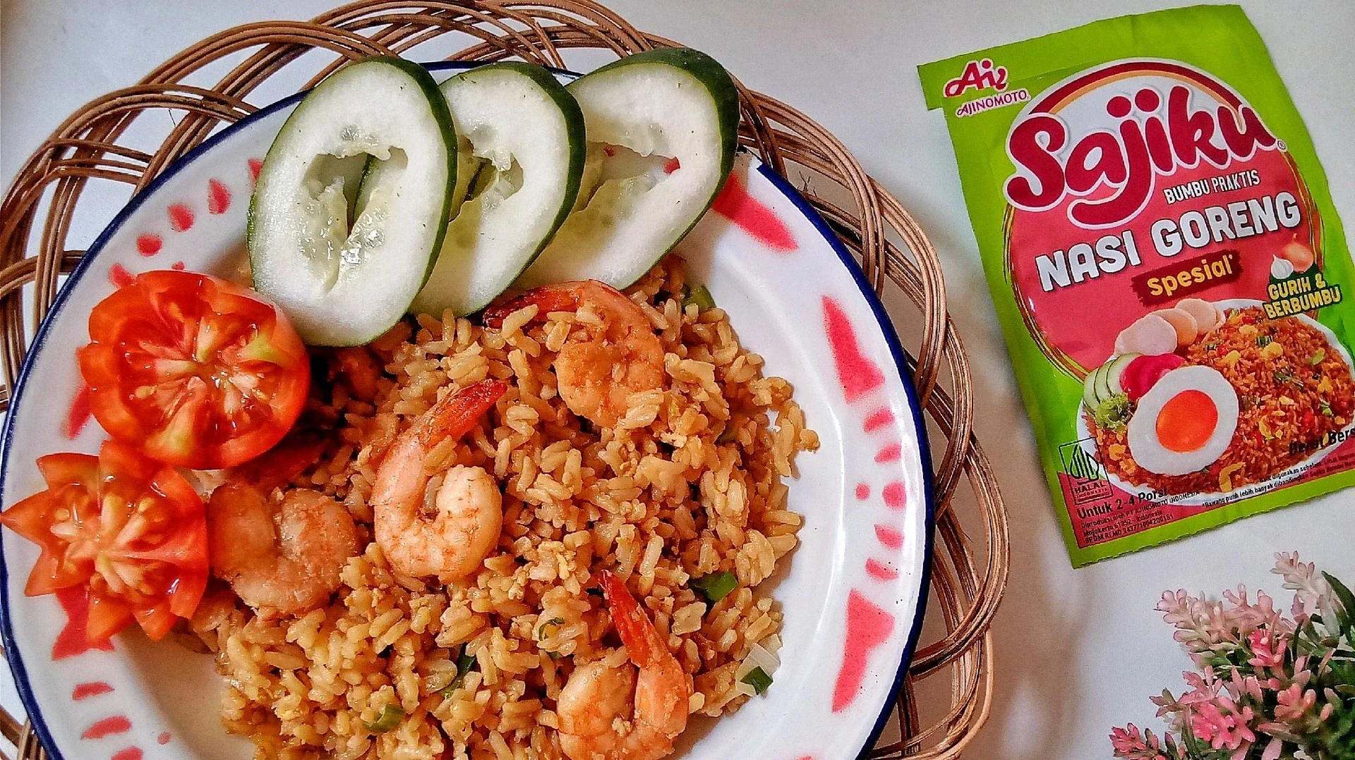 Nasi goreng udang ala sajiku