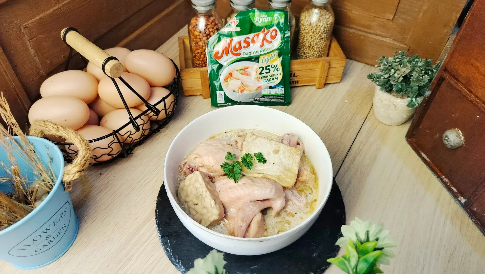 Recook Opor Ayam Kampung ala MASAKO®
