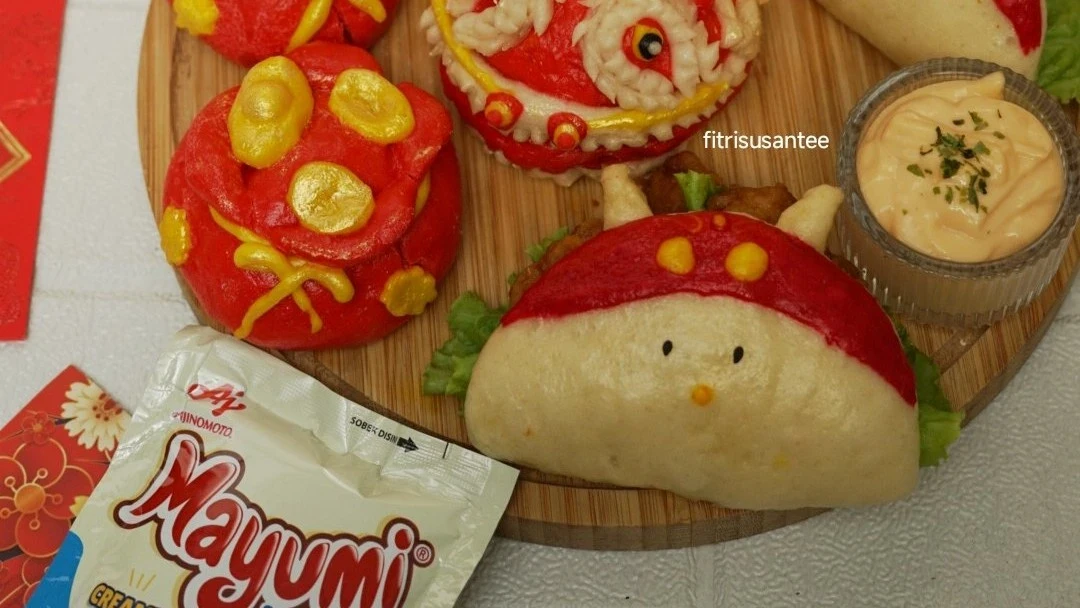 Pao Lipat Ayam Asam Manis