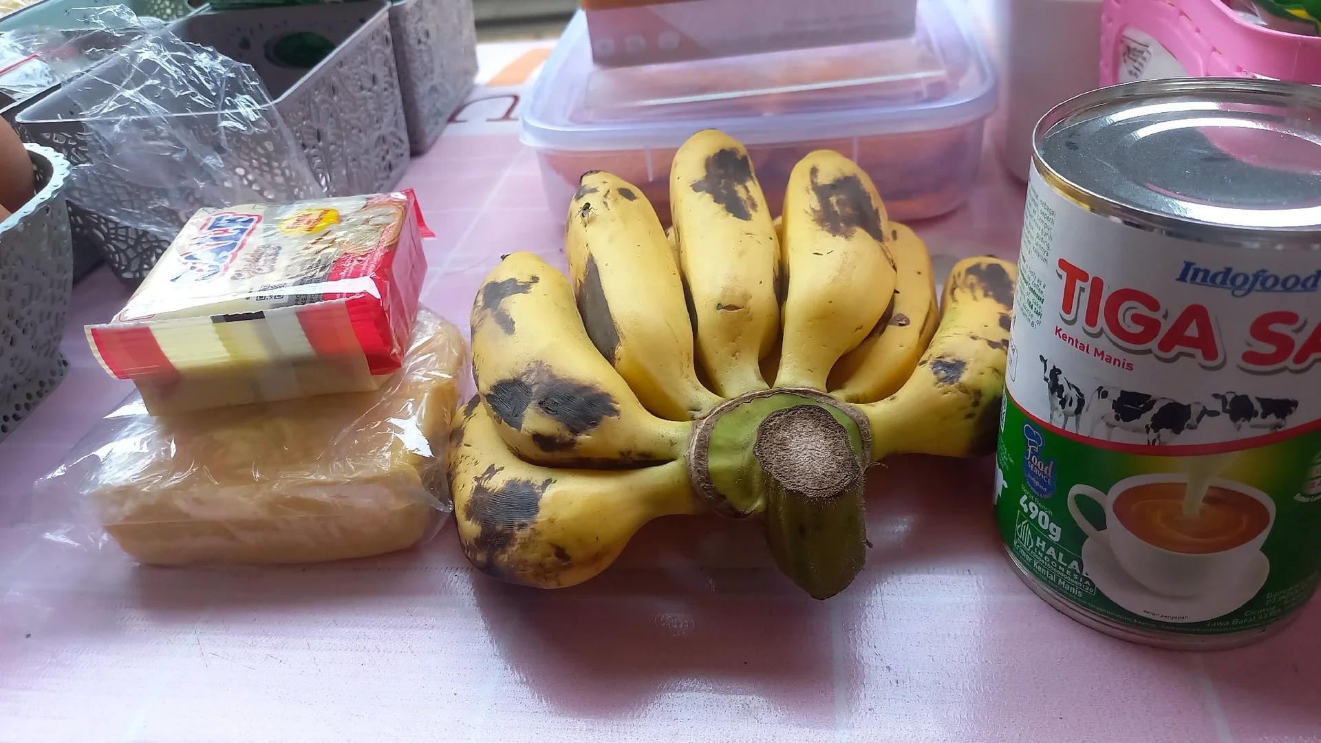 pisang bakar keju (menu dagangan)