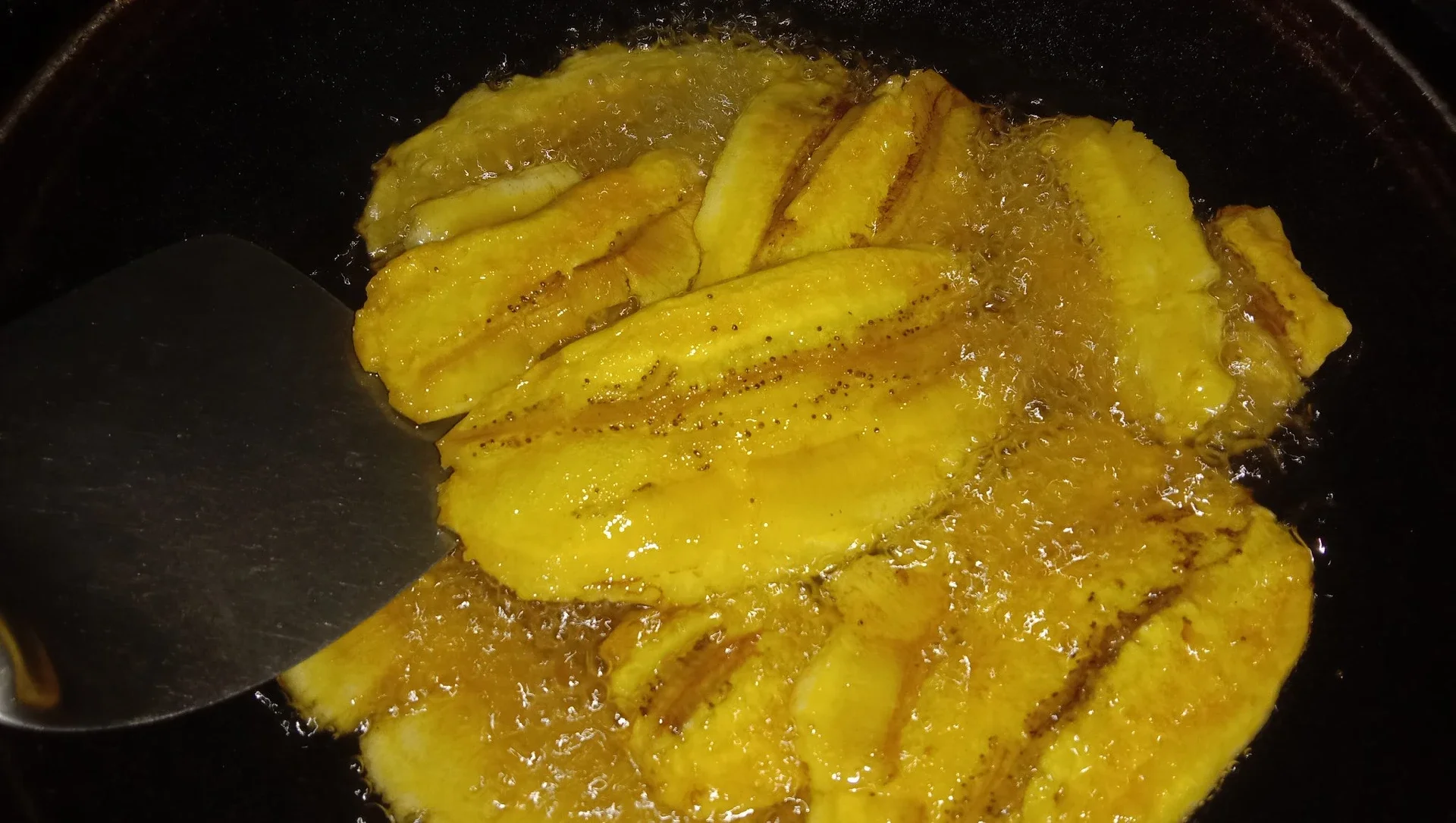Pisang kepok geprek