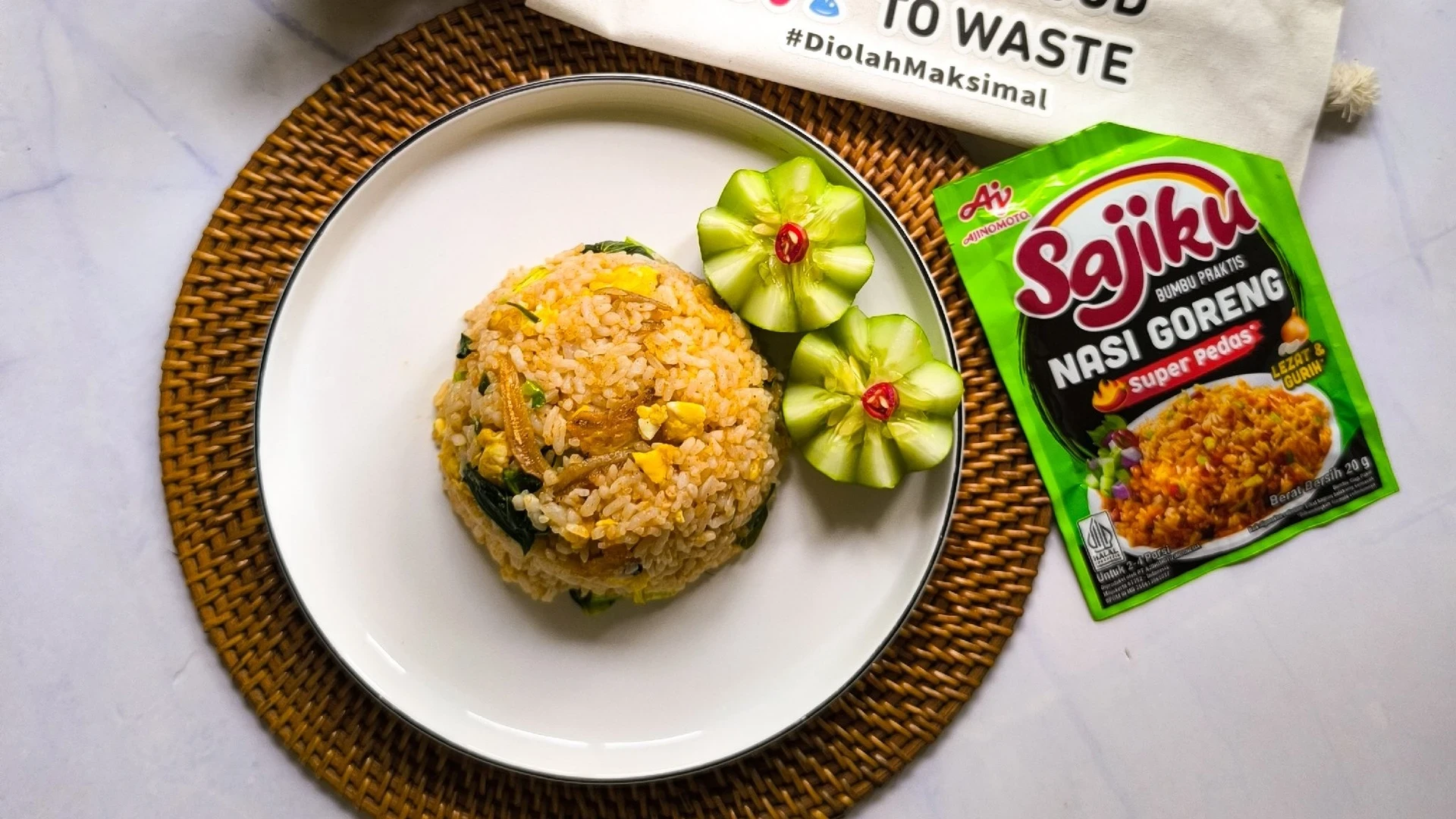 Recook Menu Day-7 : Nasi Goreng Daun Jeruk Super Pedas #7HariDapurBijak