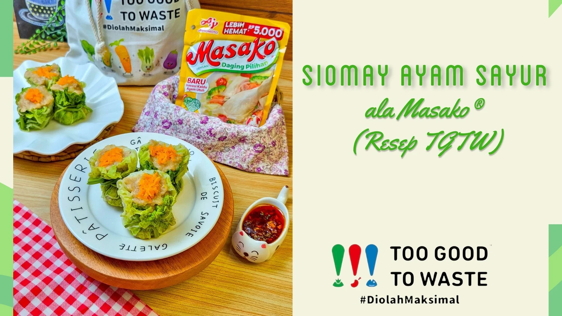 Recook Siomay Ayam Sayur Ala Masako #7HariDapurBijak