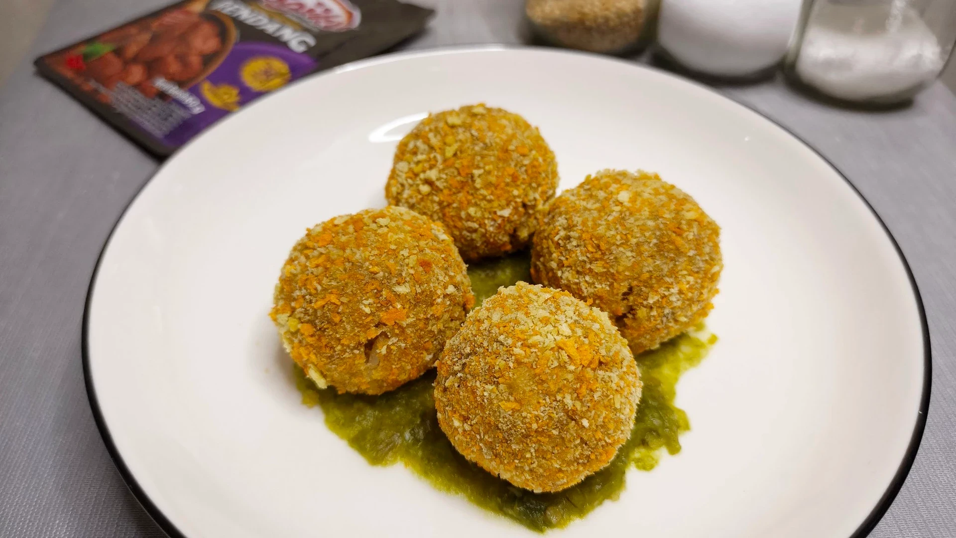 Rendang Arancini #TGTW