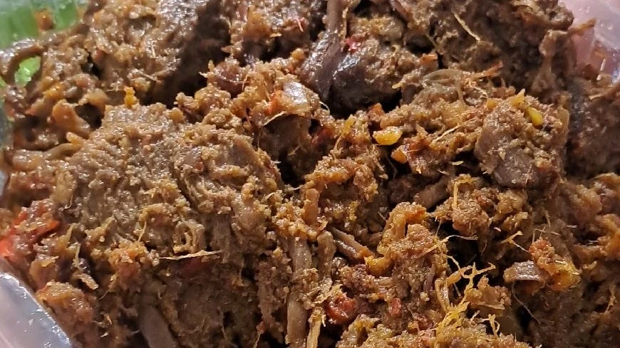 Rendang buatan teman makyusss
