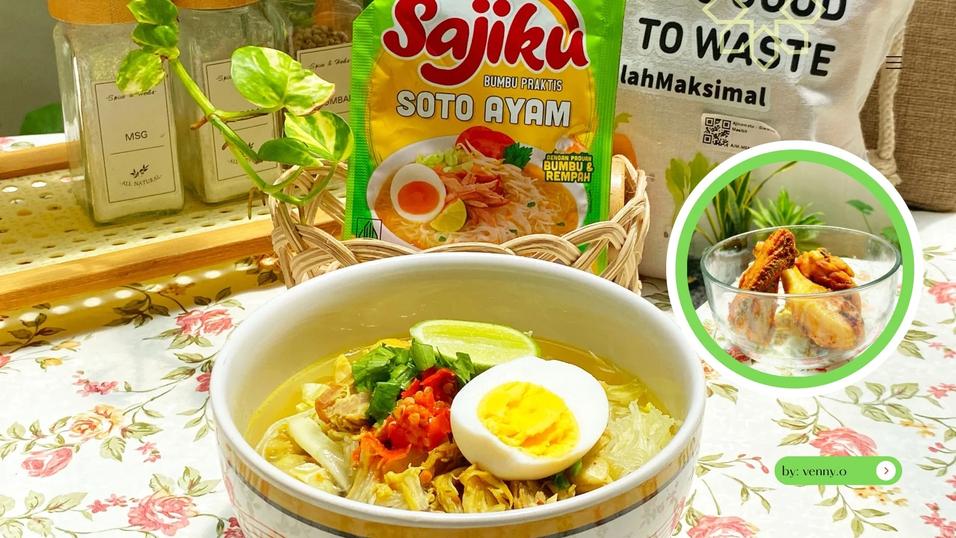 Menu Hari Kedua Soto Ayam ala Sajiku #7HariDapurBijak
