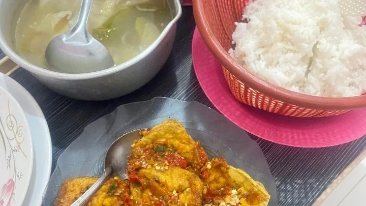 Nasi Sop Tahu Sambal Korek #SetiapMasakanPunyaCerita