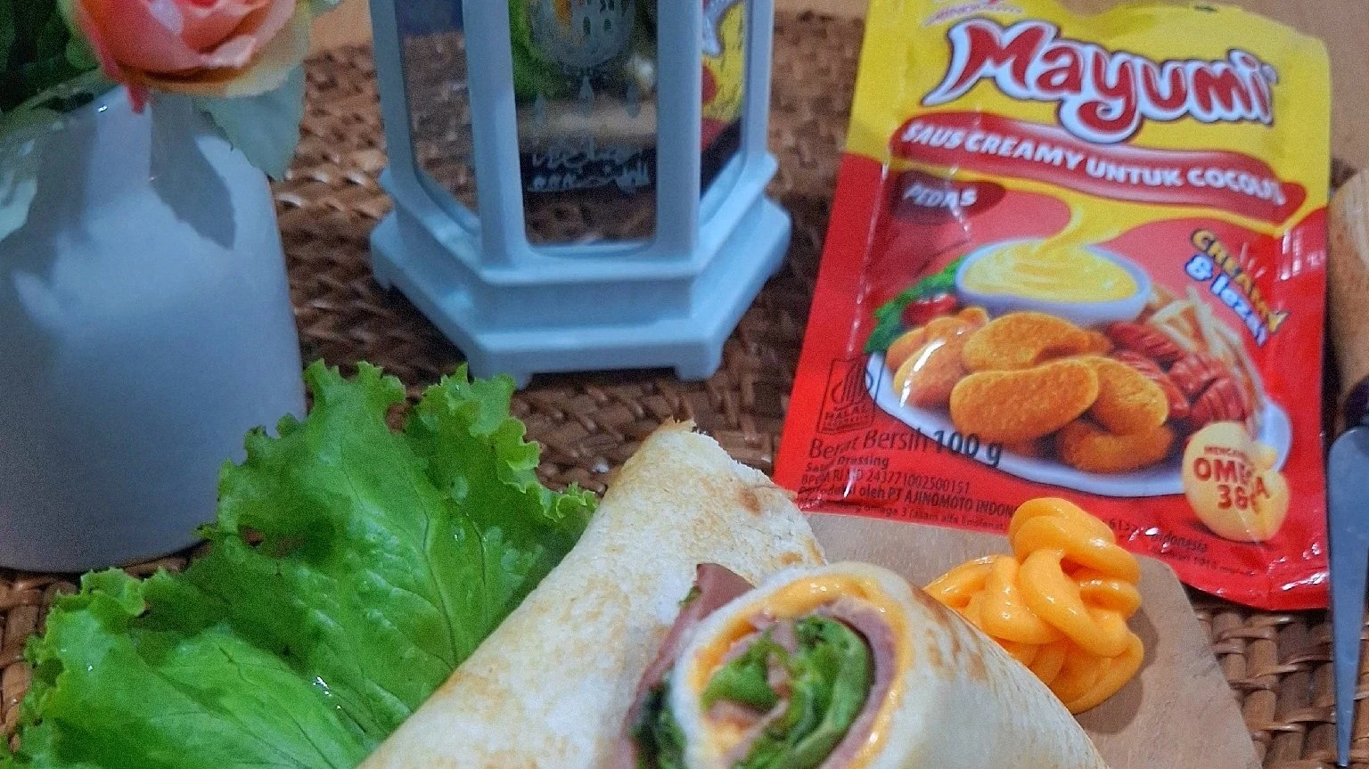 Roti Tawar Gulung Mayumi Pedas
