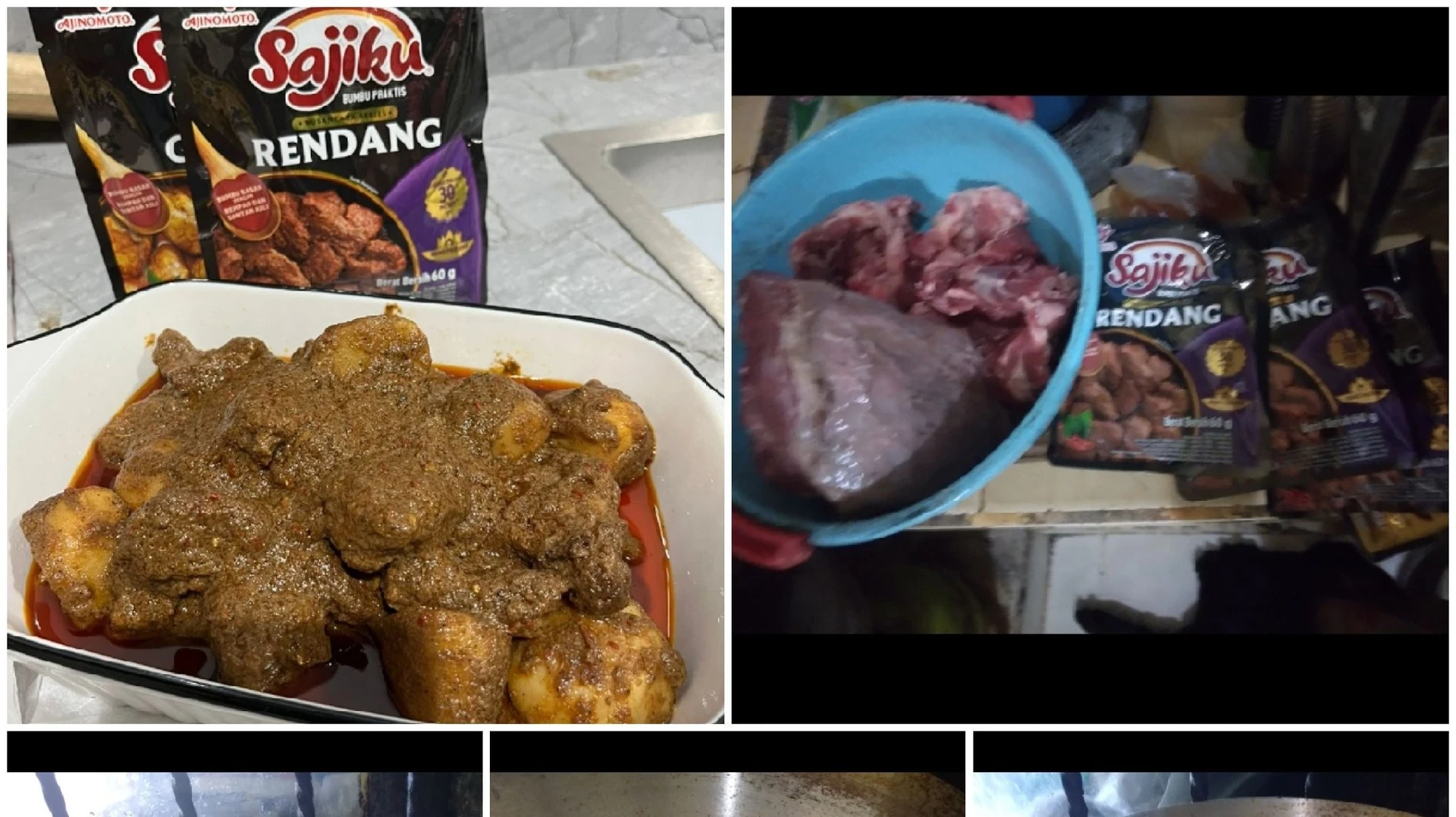 Salah Satu Menu Hidangan Lebaran, Rendang Ala Sajiku Dalam #CeritaMomenFitri