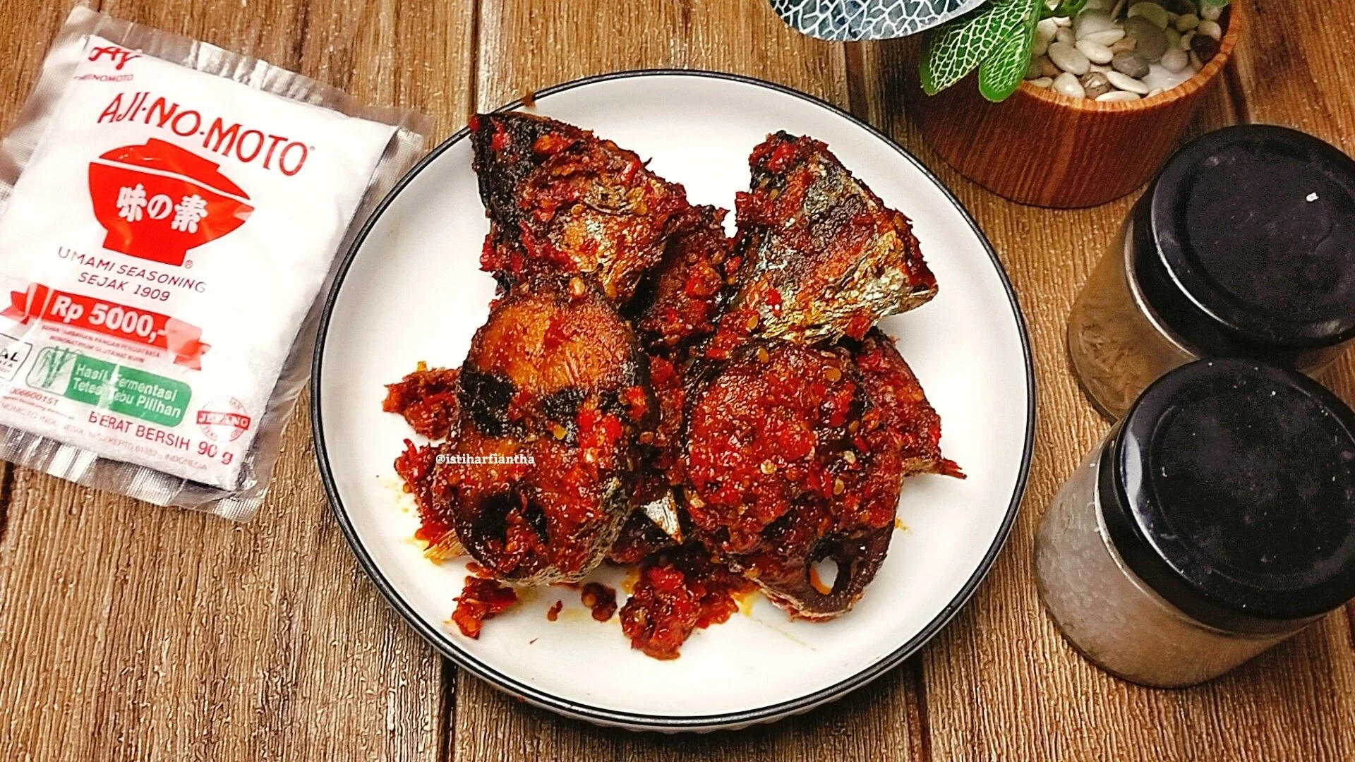Recook sambal tongkol ala Ajinomoto 
