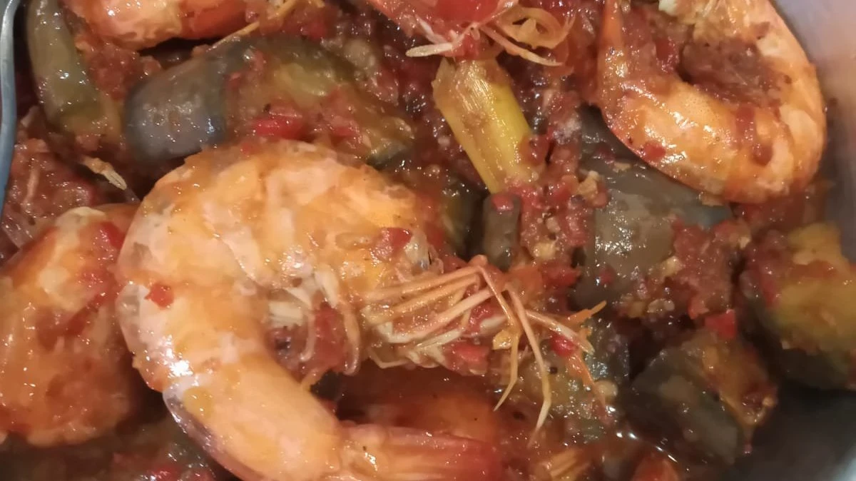 sambel udang terong