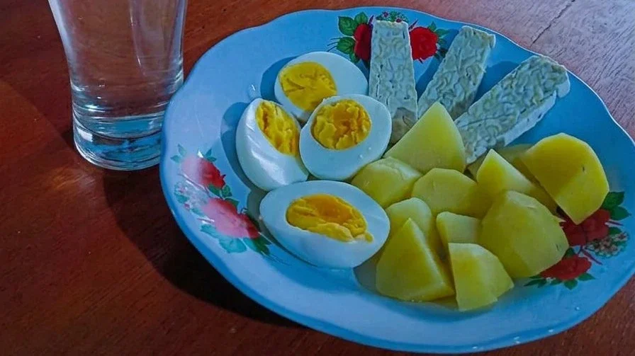 Sarapan dengan menu serba kukusan pagi ini #JagaJantungVersiku